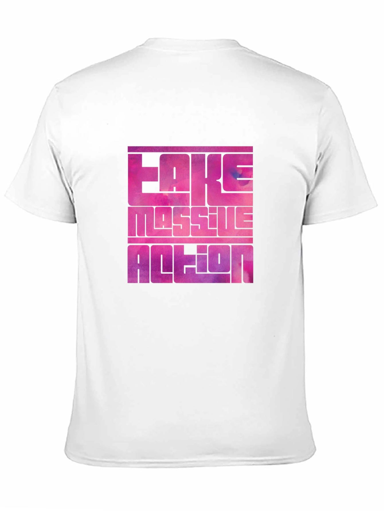 Bold Graphic Tee: Fake Massive Action