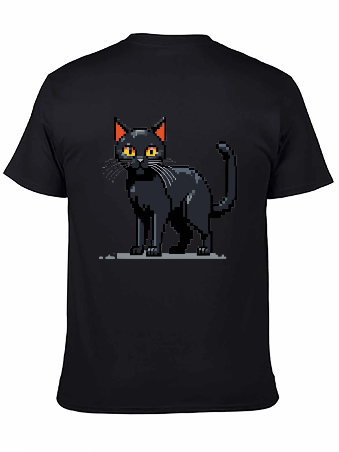 Pixel Cat T-Shirt - Retro Gaming Style