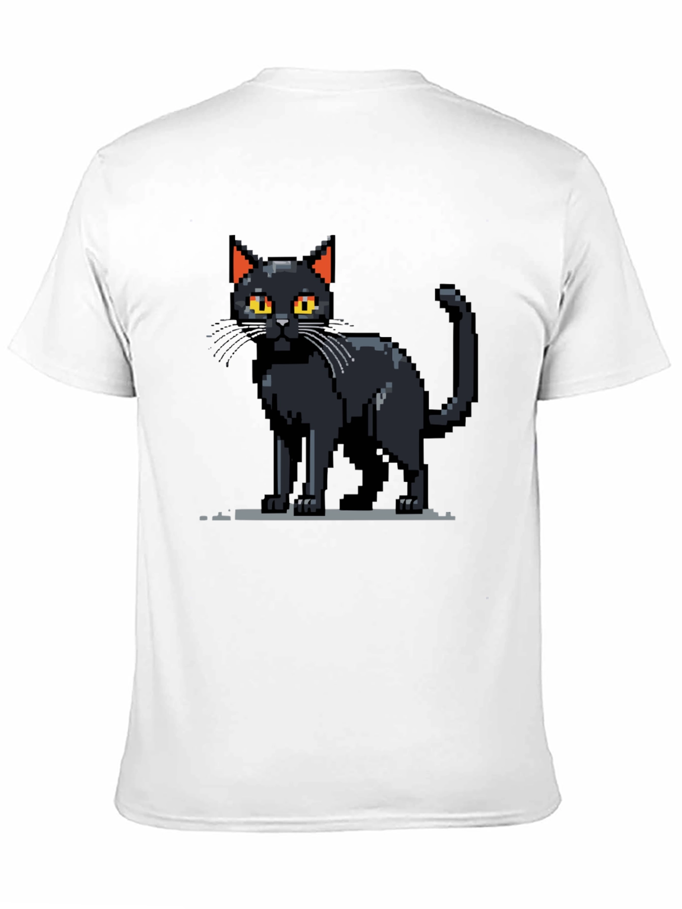 Pixel Cat T-Shirt - Retro Gaming Style