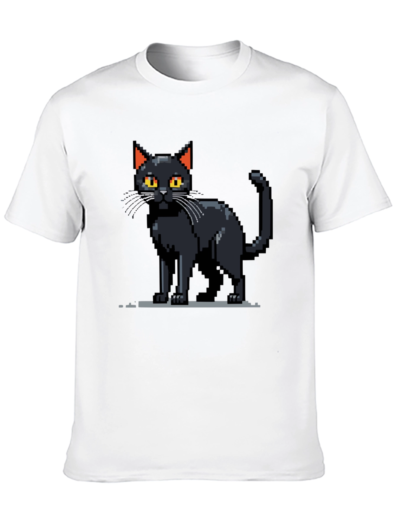 Pixel Cat T-Shirt - Retro Gaming Style