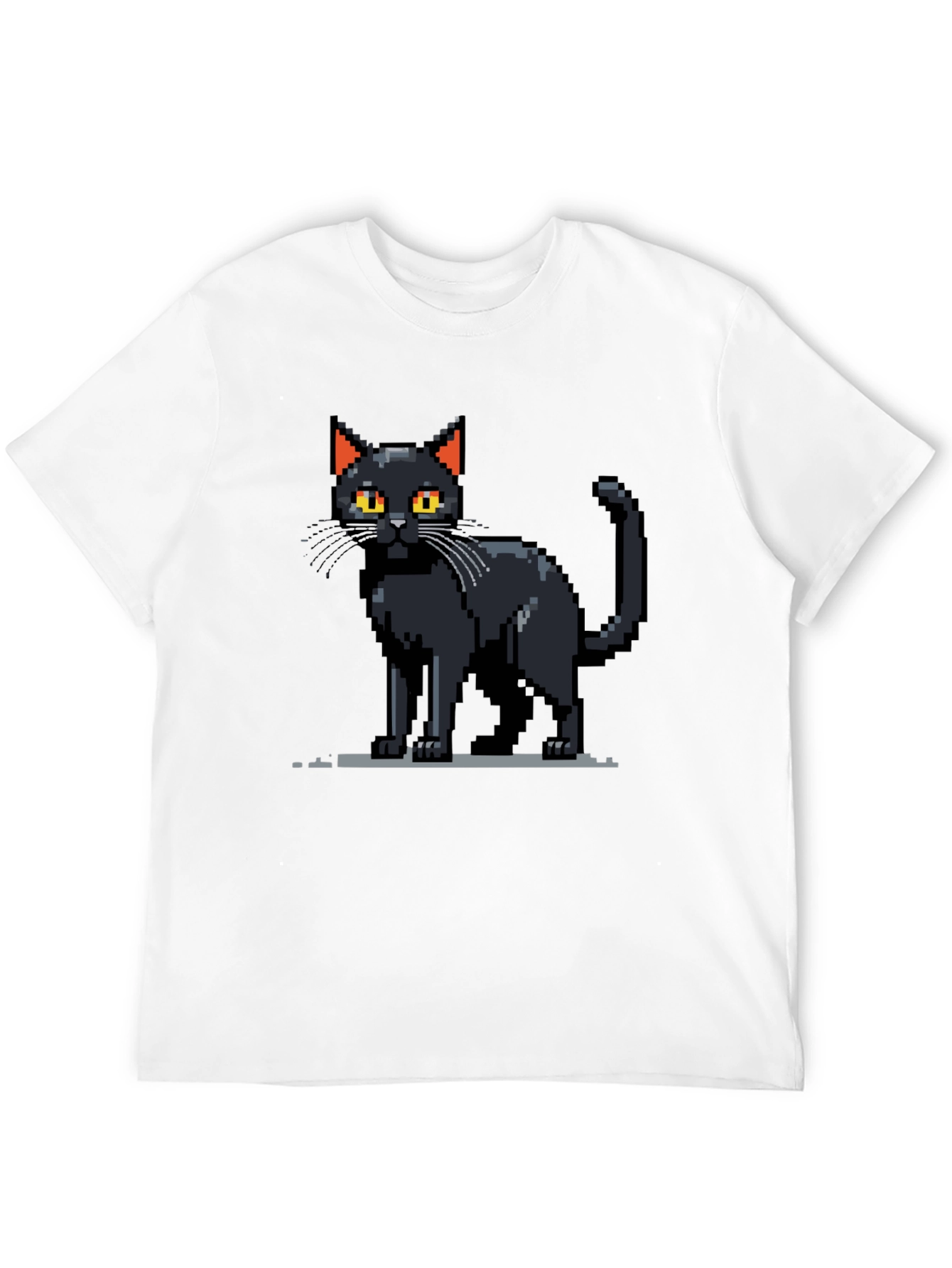 Pixel Cat T-Shirt - Retro Gaming Style