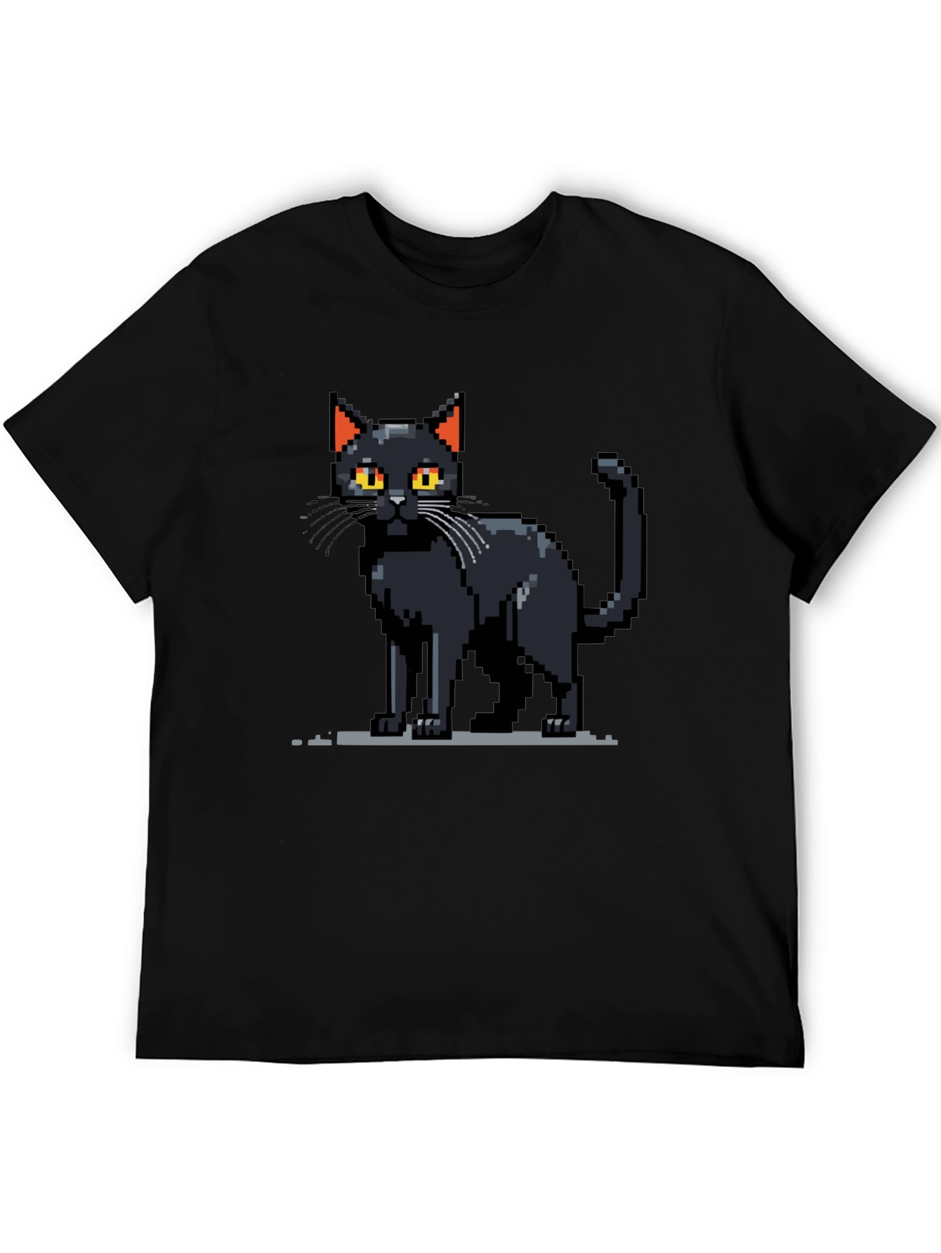 Pixel Cat T-Shirt - Retro Gaming Style