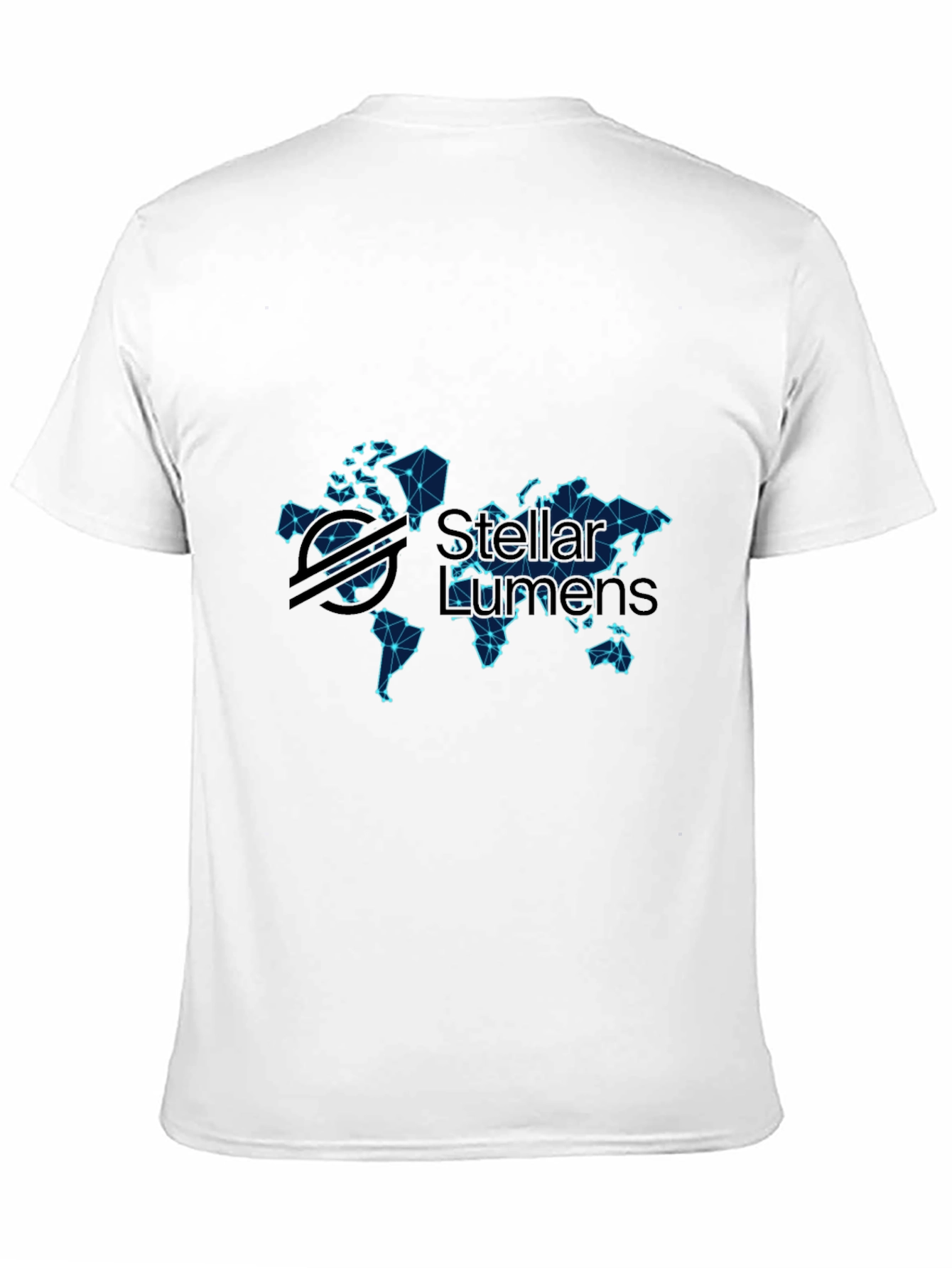Stellar Lumens World Map Graphic T-Shirt