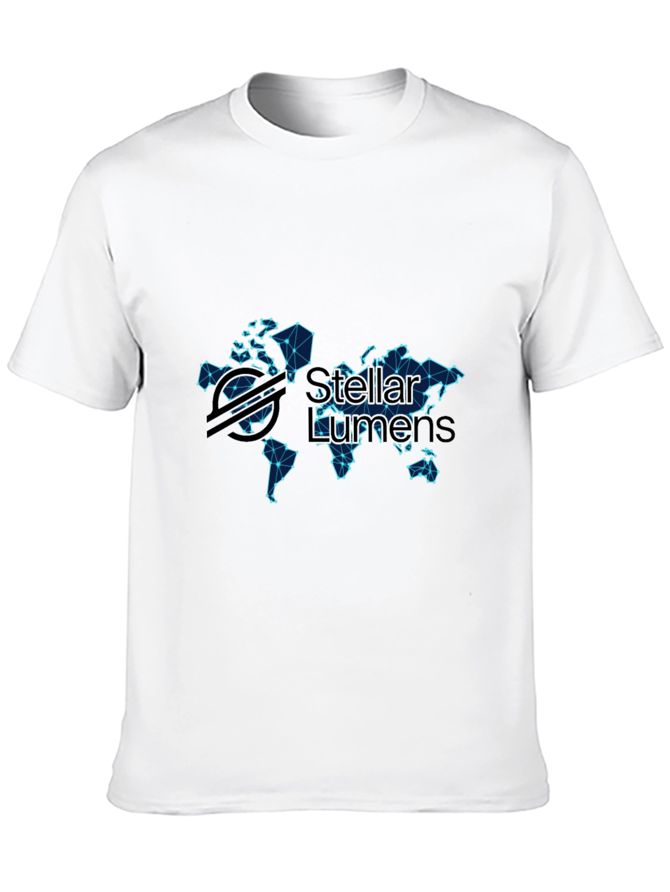 Stellar Lumens World Map Graphic T-Shirt