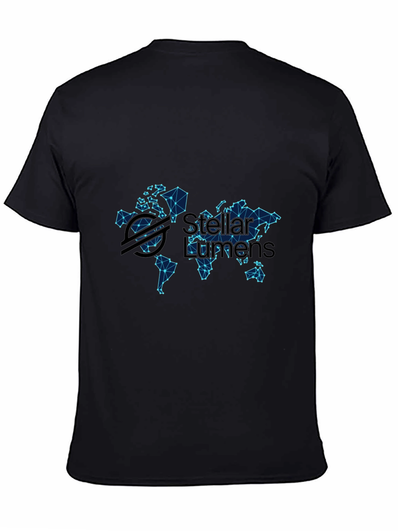 Stellar Lumens World Map Graphic T-Shirt