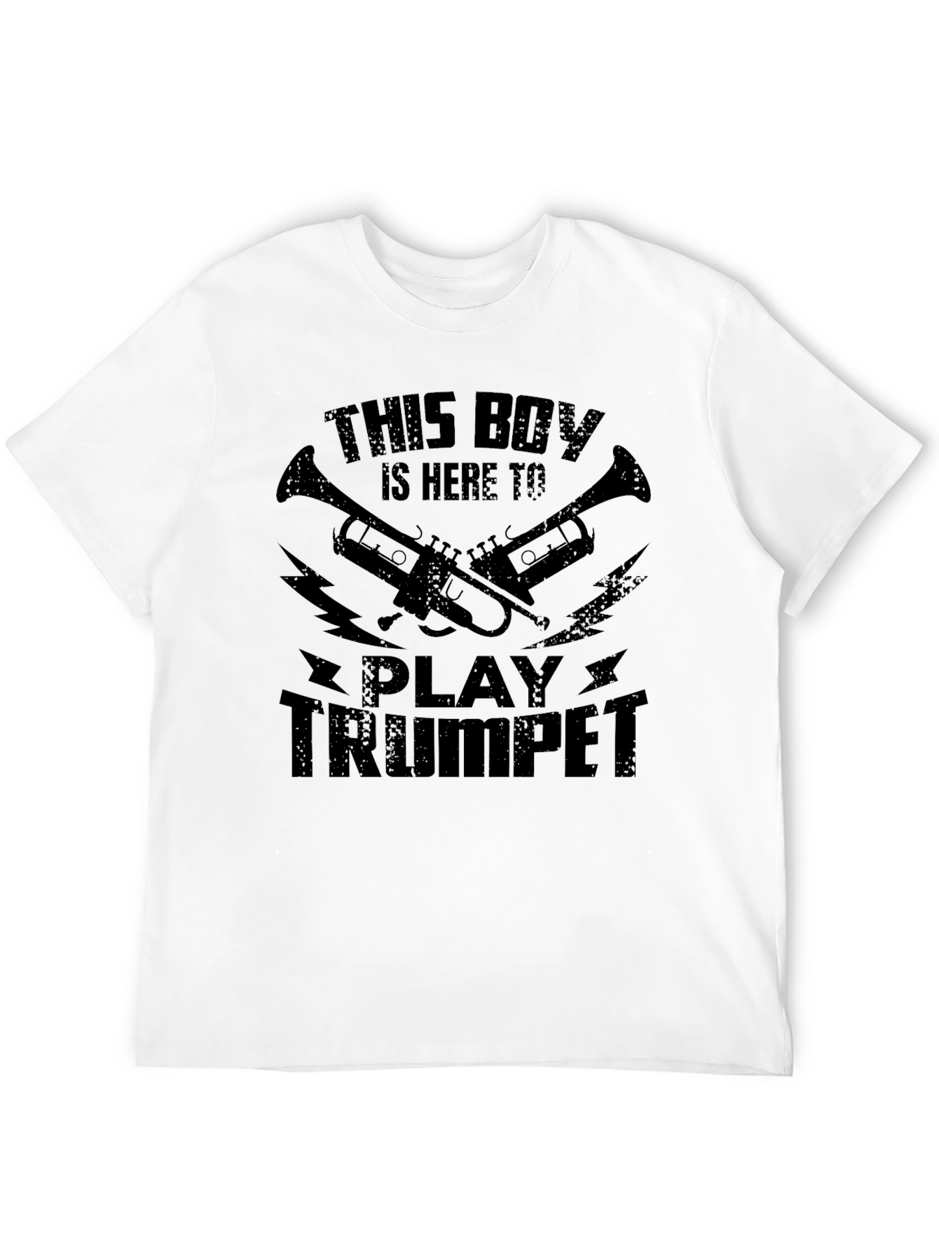 Trumpet Boy Graphic Tee - Musician T-Shirt