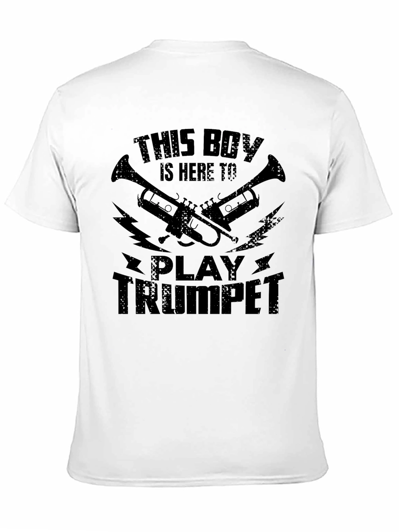 Trumpet Boy Graphic Tee - Musician T-Shirt
