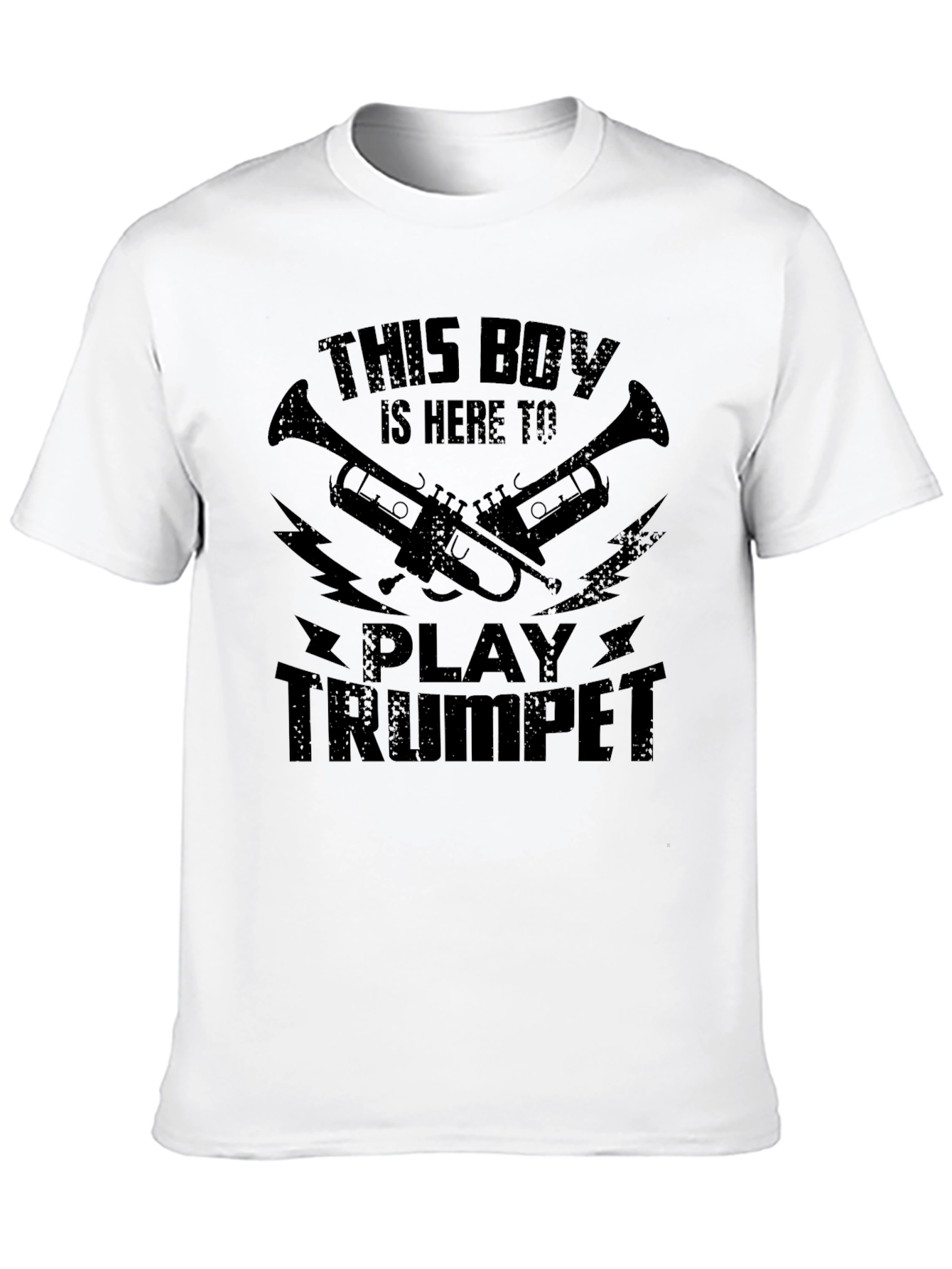 Trumpet Boy Graphic Tee - Musician T-Shirt
