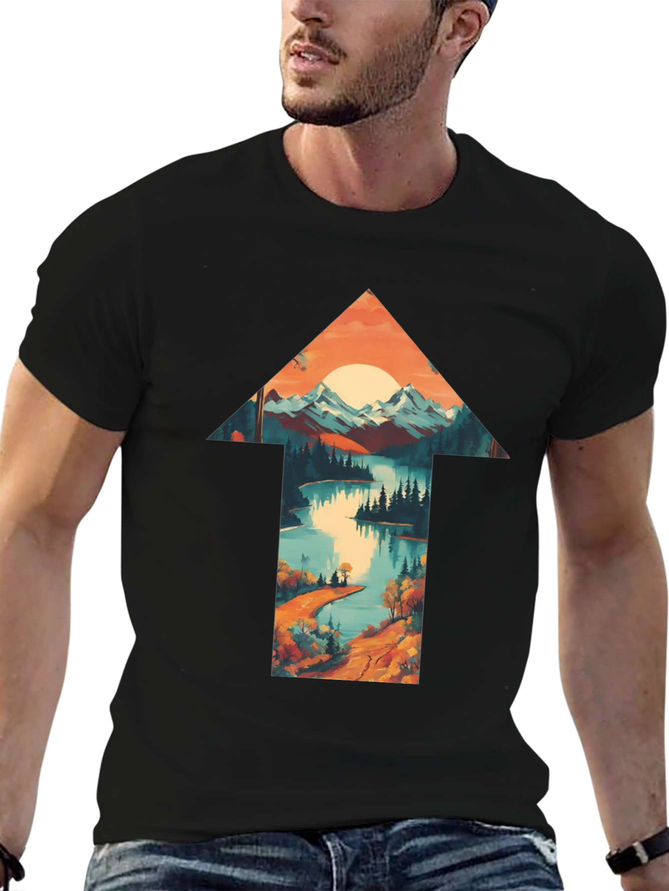 Nature Arrow Graphic T-Shirt