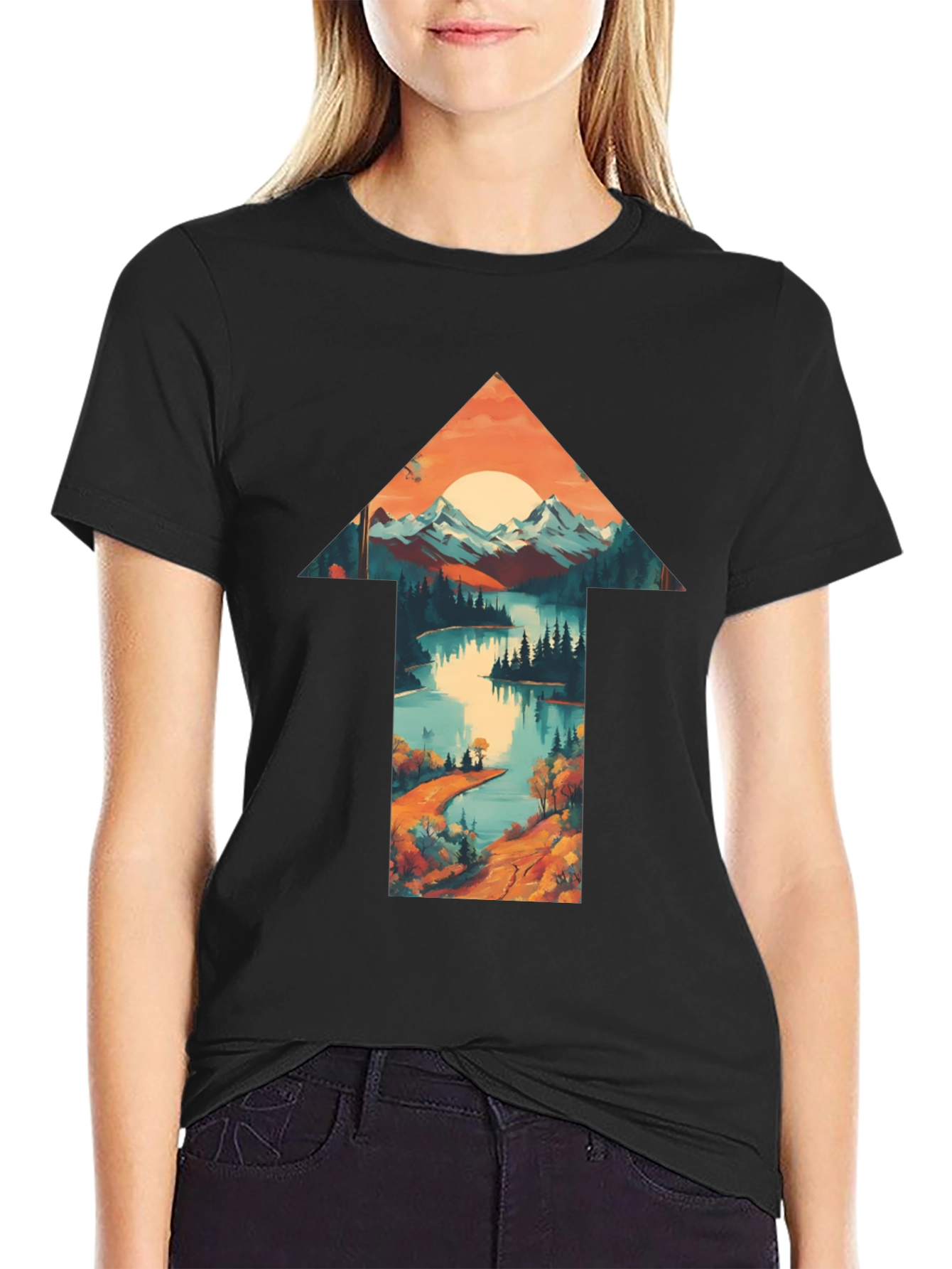 Nature Arrow Graphic T-Shirt