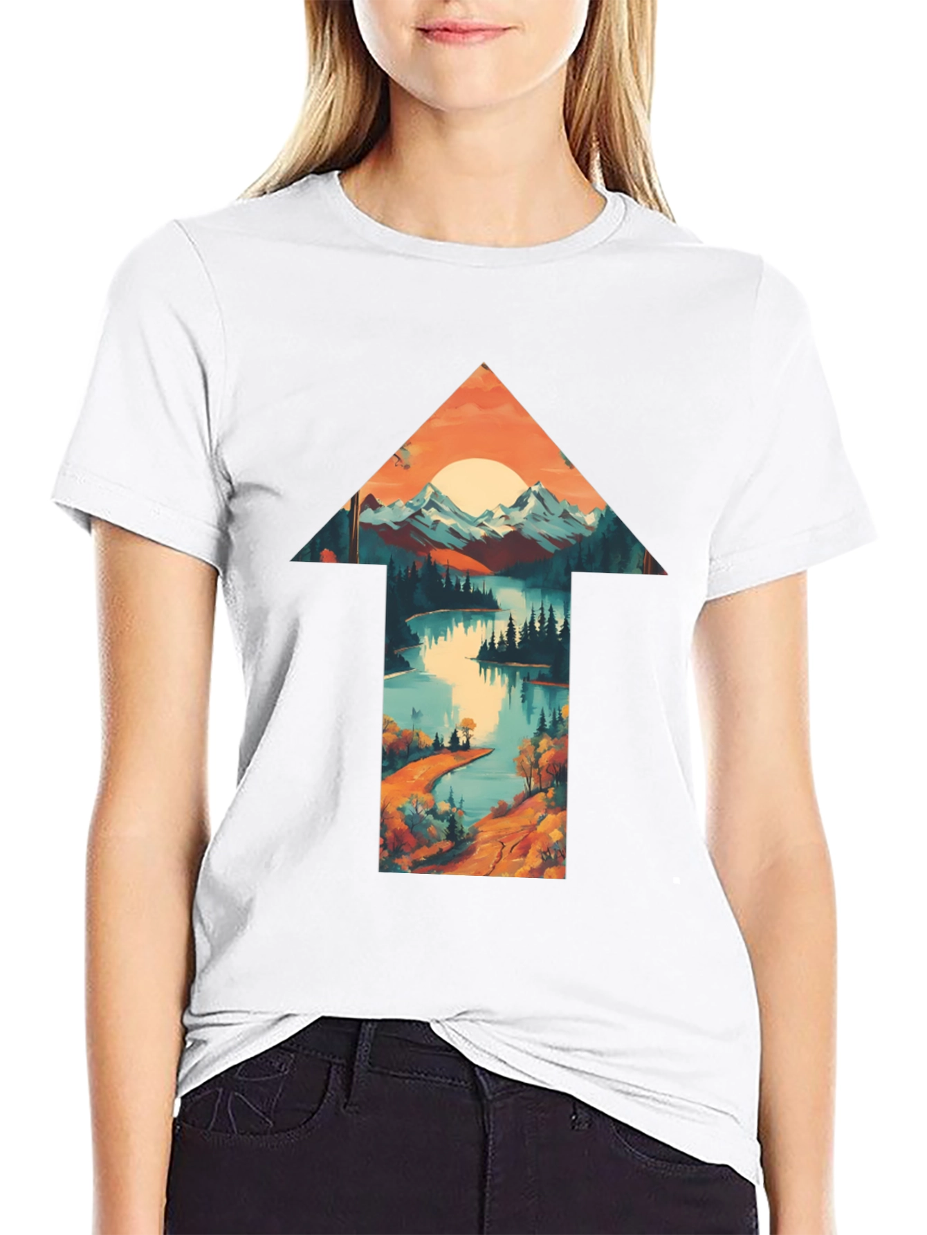 Nature Arrow Graphic T-Shirt