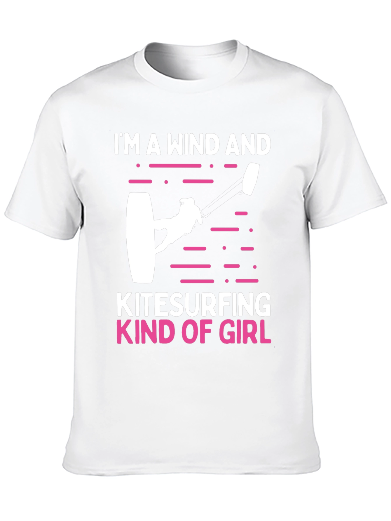 Wind and Kitesurfing Girl T-Shirt