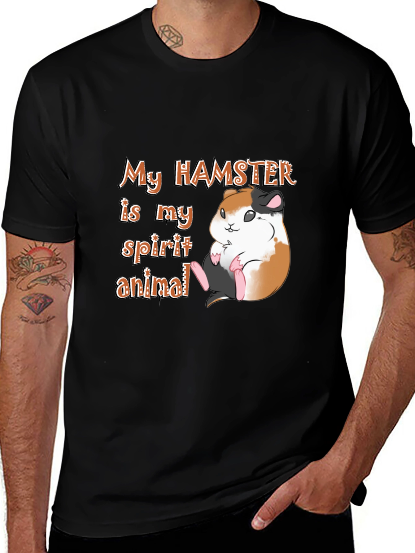 Hamster Spirit Animal Graphic Tee