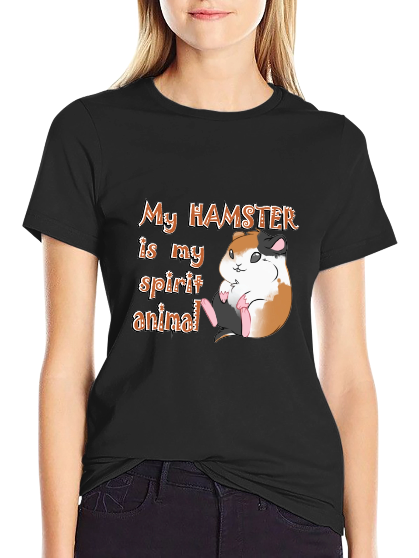 Hamster Spirit Animal Graphic Tee