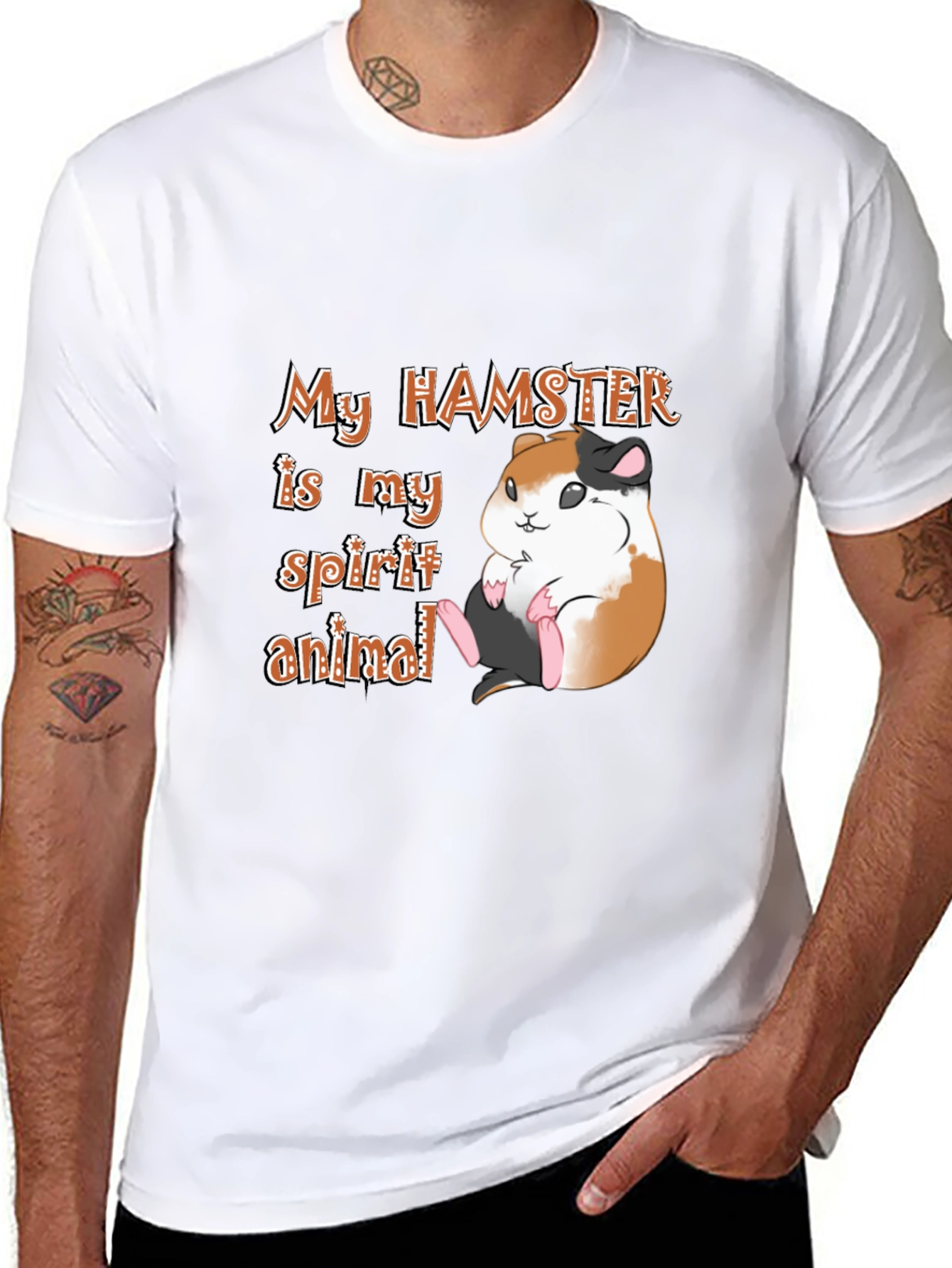 Hamster Spirit Animal Graphic Tee