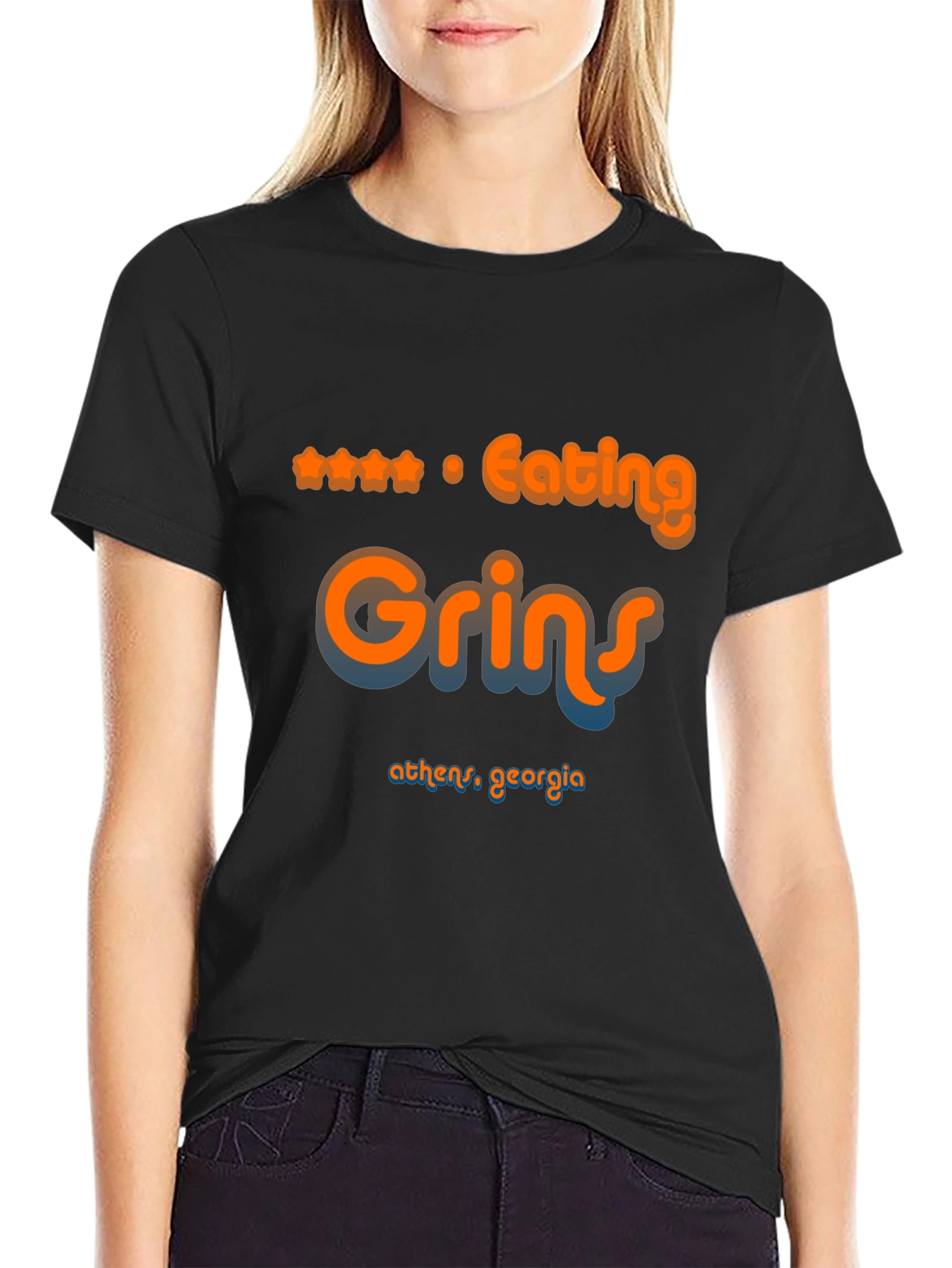 Eating Grins Athens Georgia Graphic T-Shirt