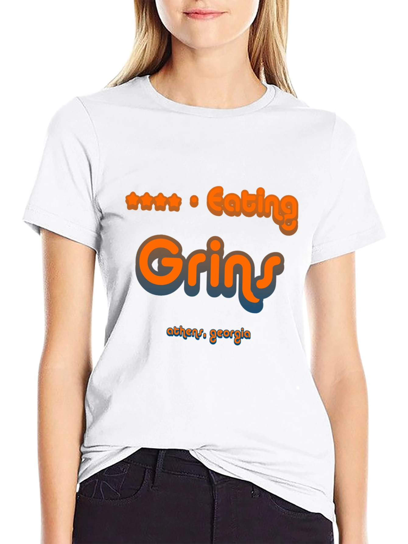 Eating Grins Athens Georgia Graphic T-Shirt