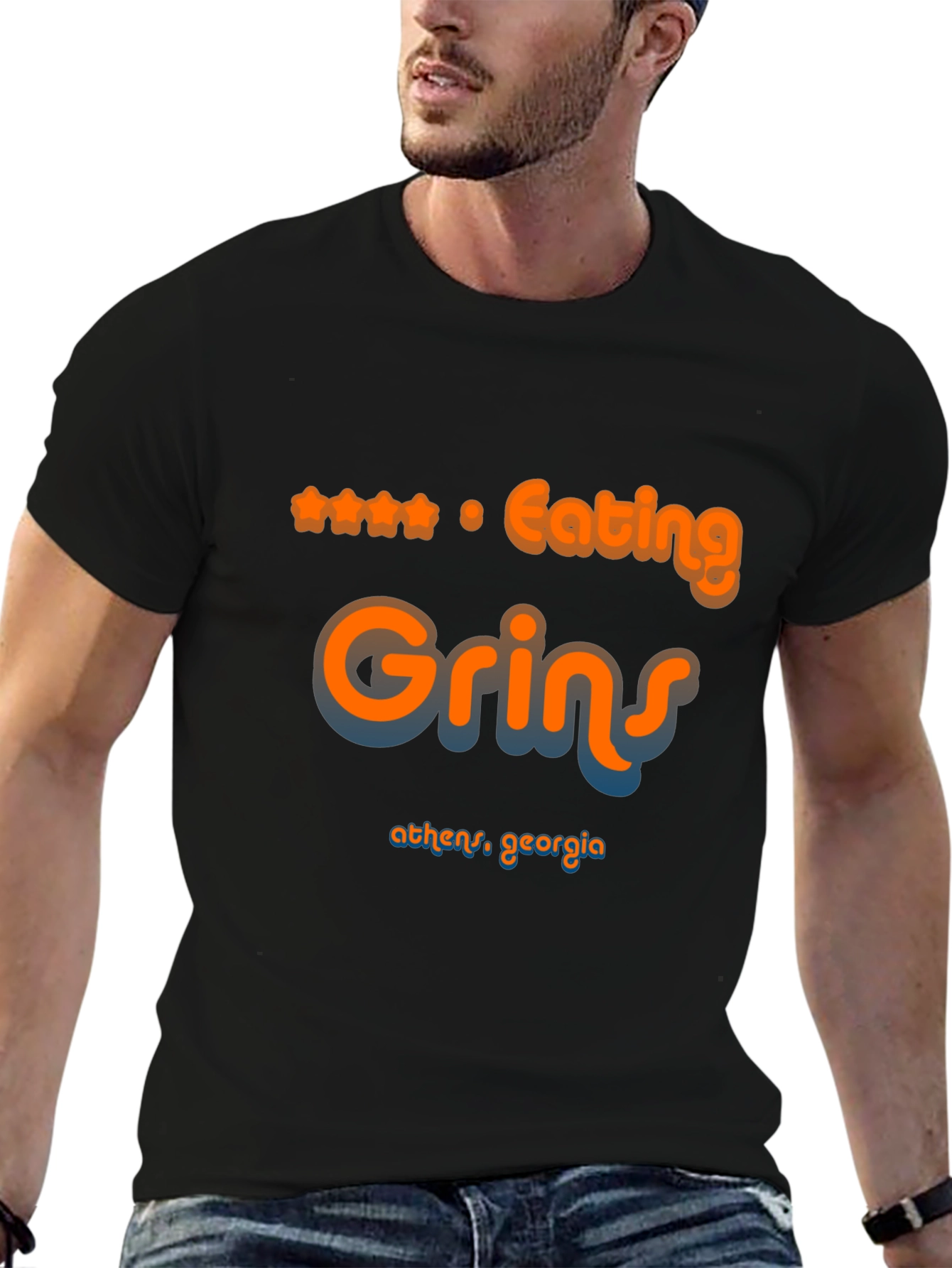 Eating Grins Athens Georgia Graphic T-Shirt