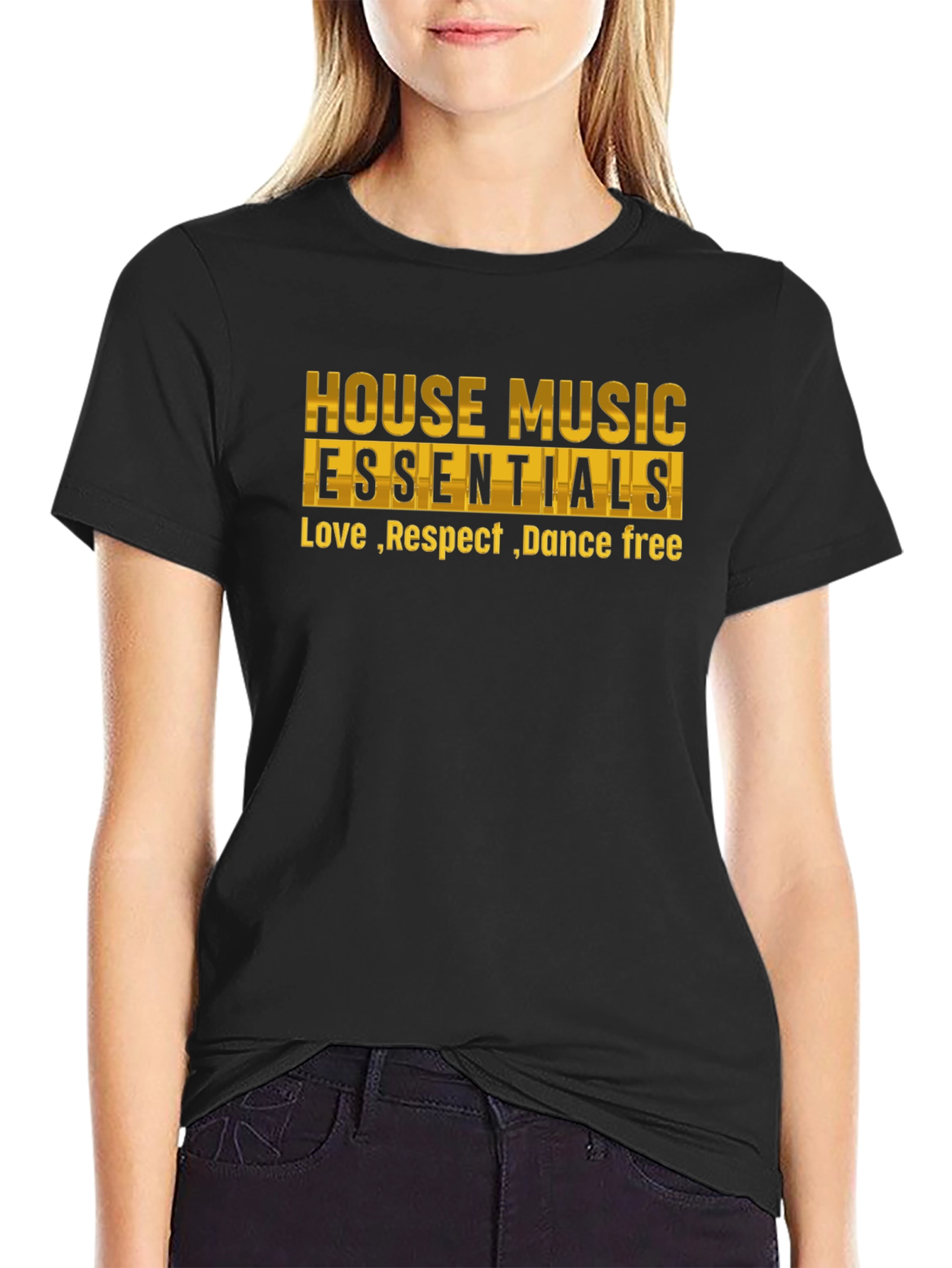 House Music Essentials Black T-Shirt