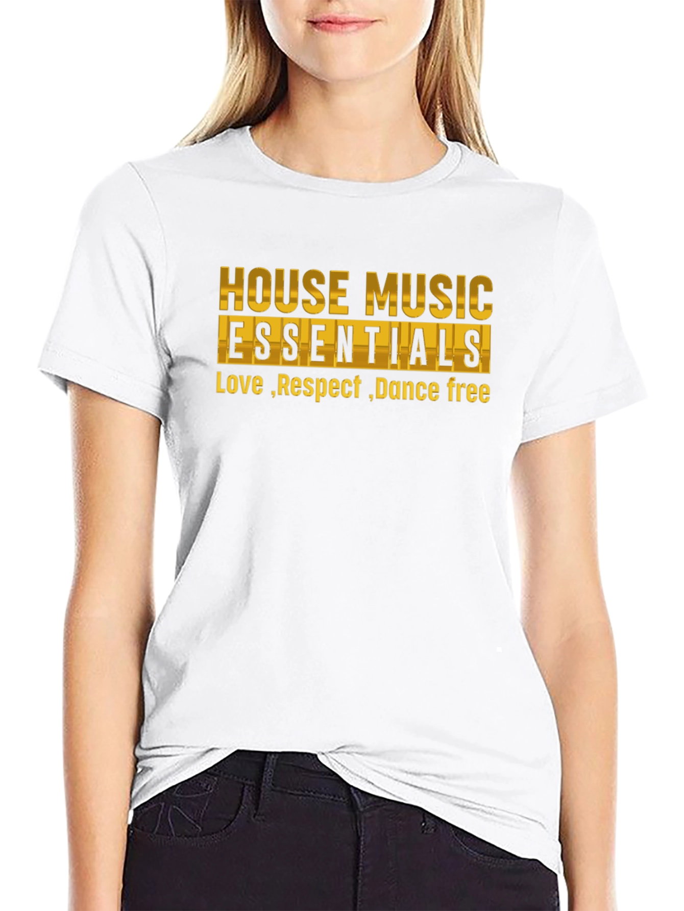 House Music Essentials Black T-Shirt