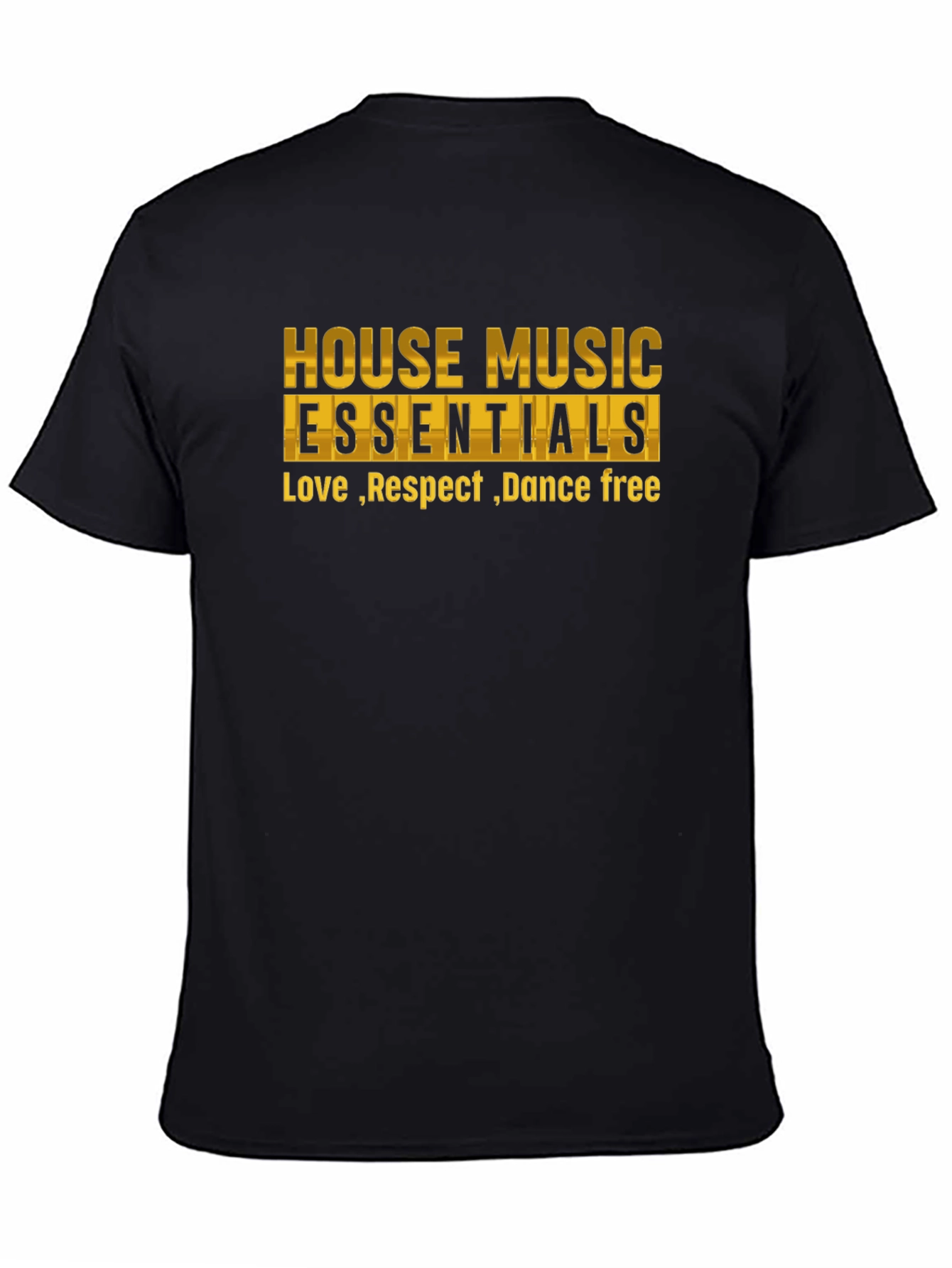 House Music Essentials Black T-Shirt