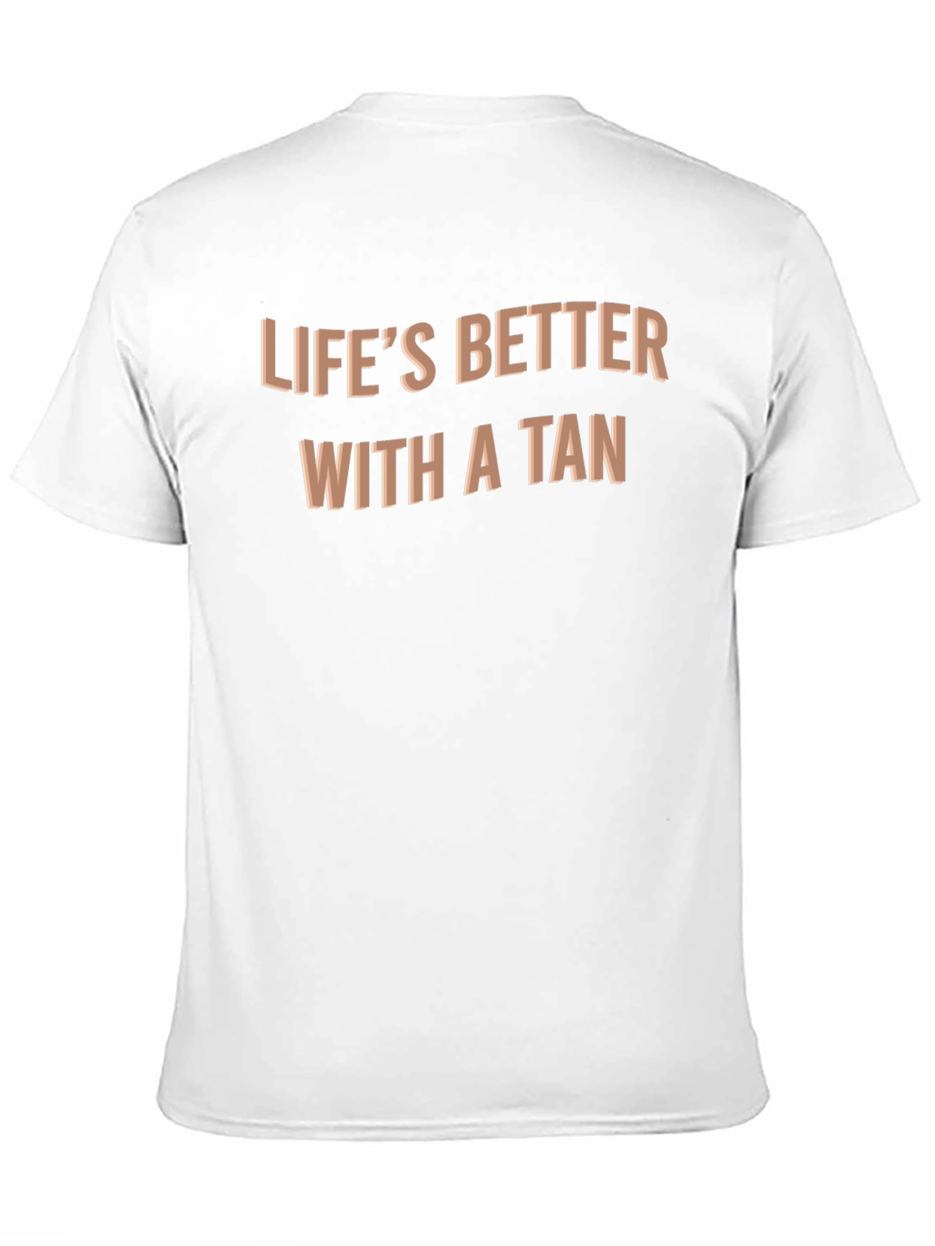 Lifes Better With a Tan Black Tee
