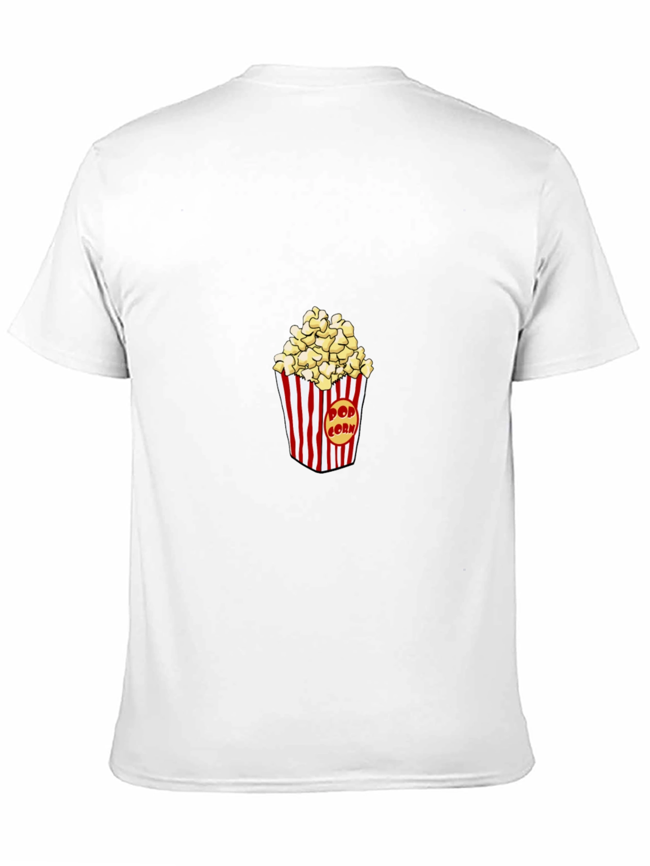 Popcorn Graphic Black T-Shirt