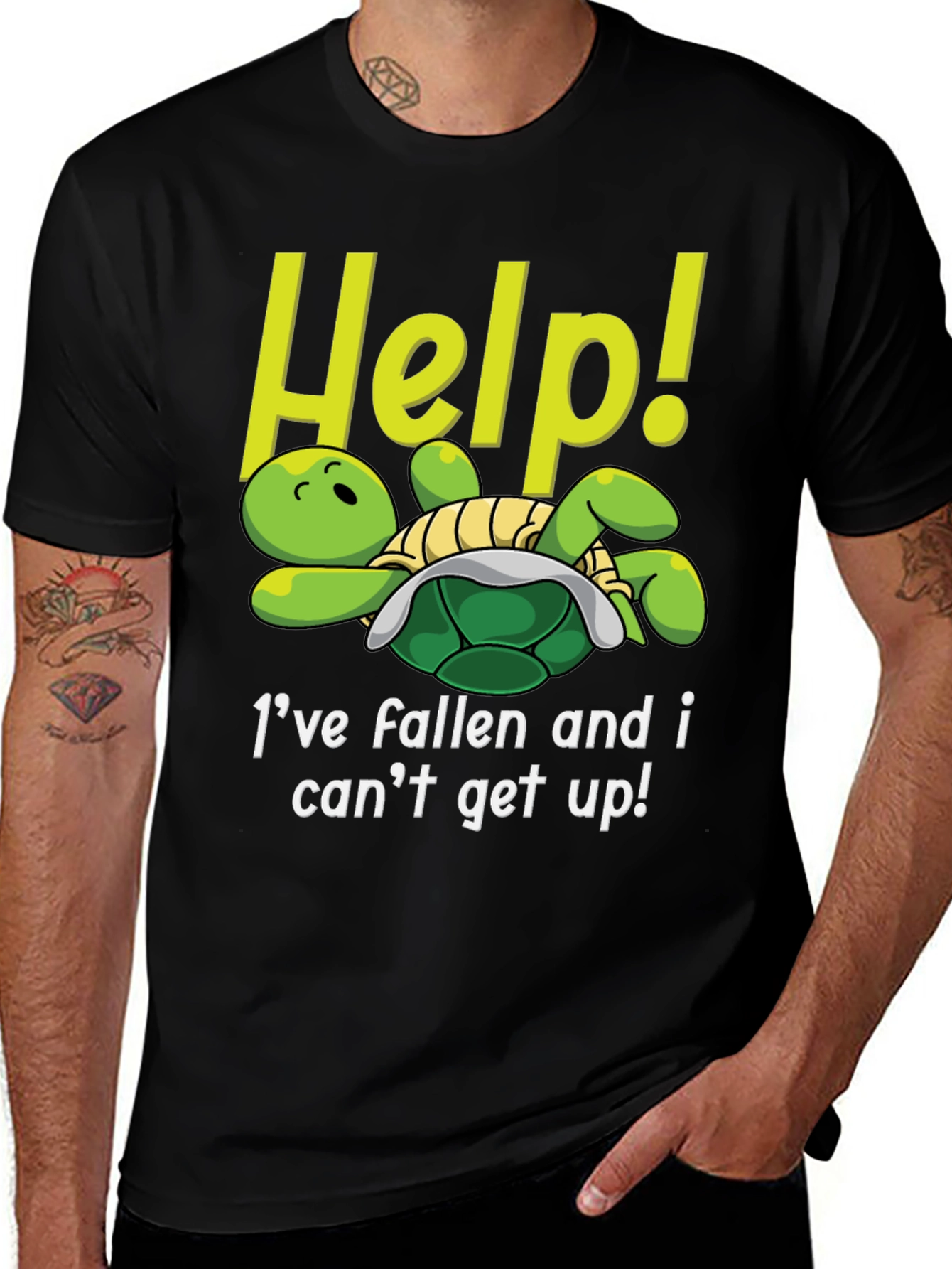Funny Turtle Help! Ive Fallen T-Shirt