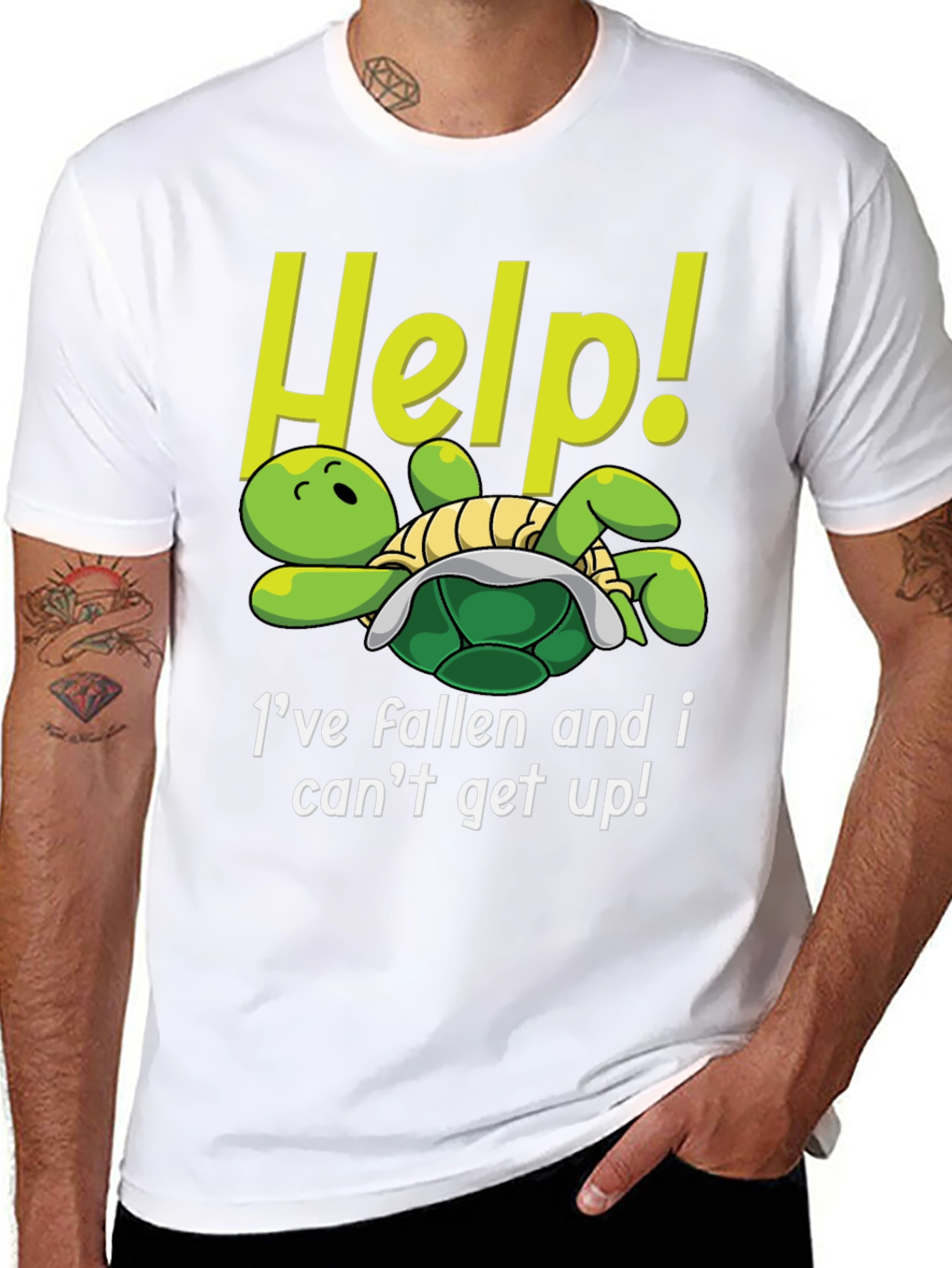 Funny Turtle Help! Ive Fallen T-Shirt