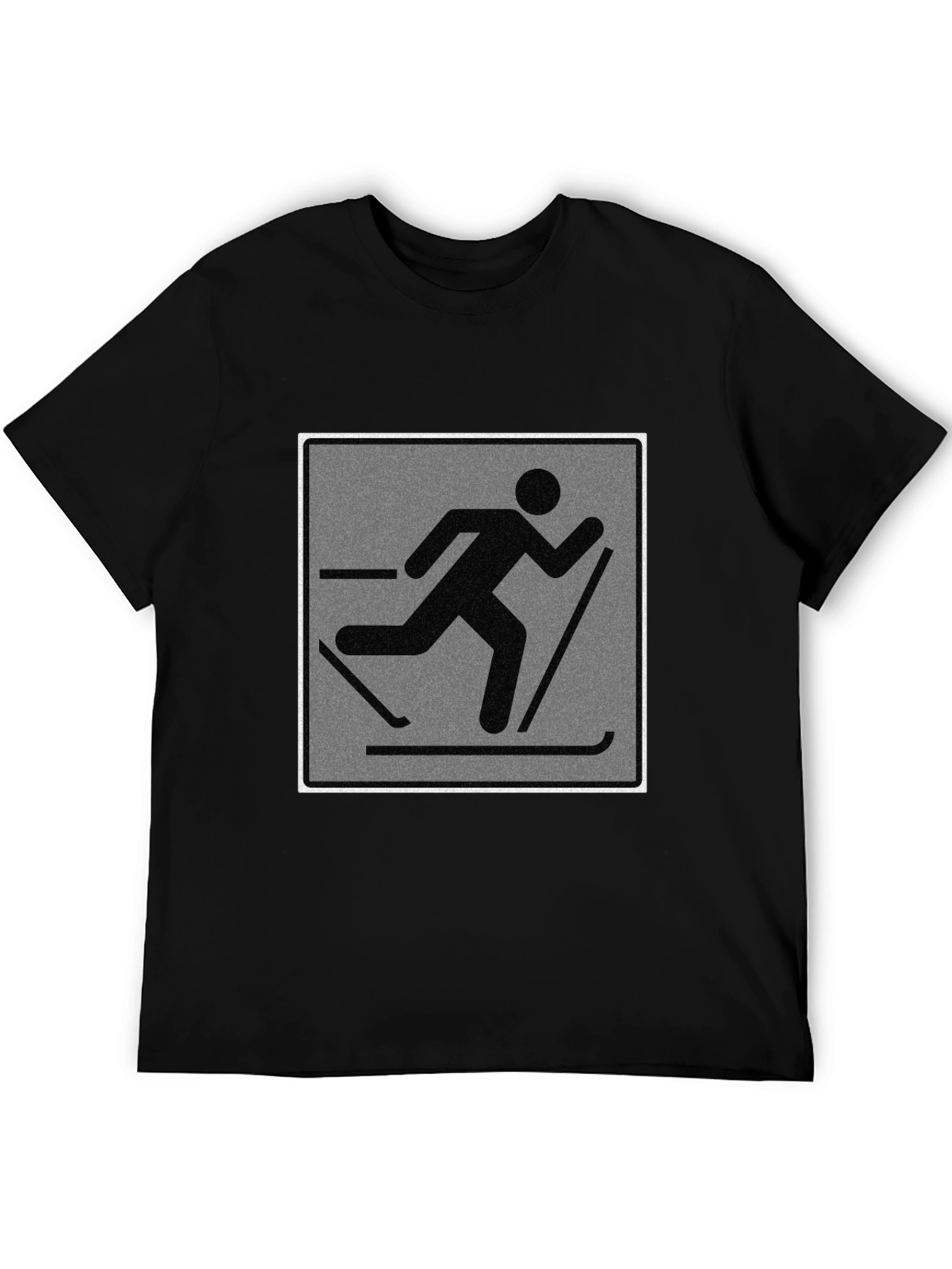 Cross Country Skiing Graphic T-Shirt - Unisex Tee