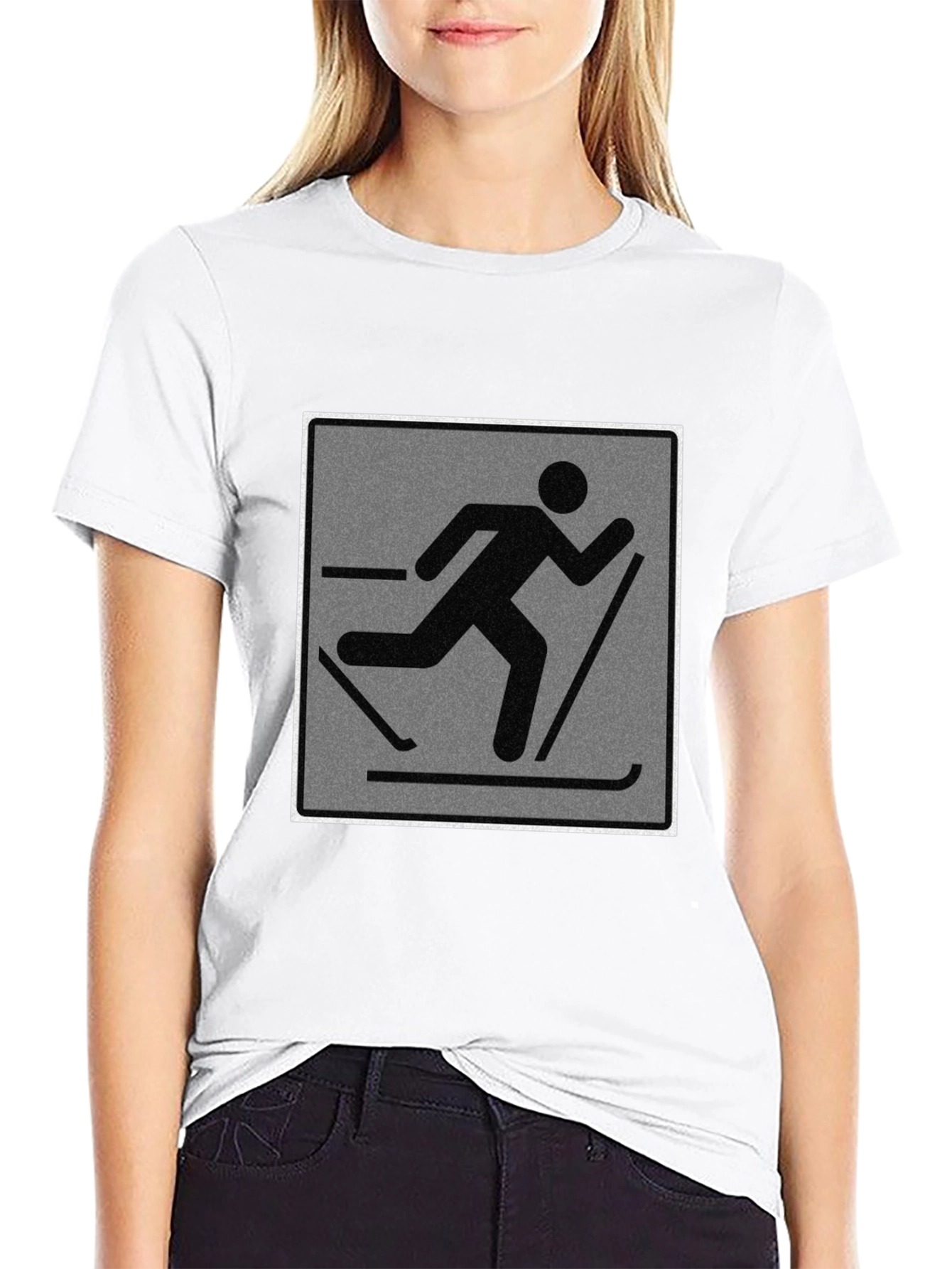 Cross Country Skiing Graphic T-Shirt - Unisex Tee