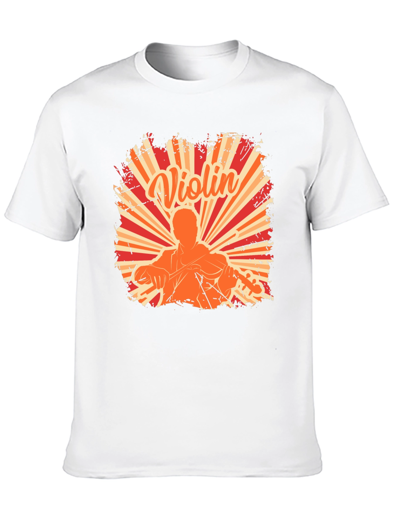 Violin Player Graphic Tee - Music Lover Shirt