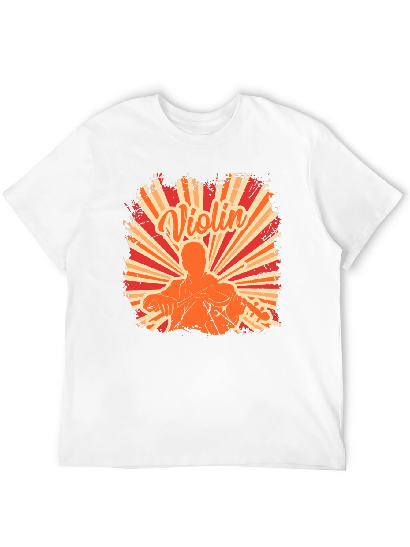 Violin Player Graphic Tee - Music Lover Shirt