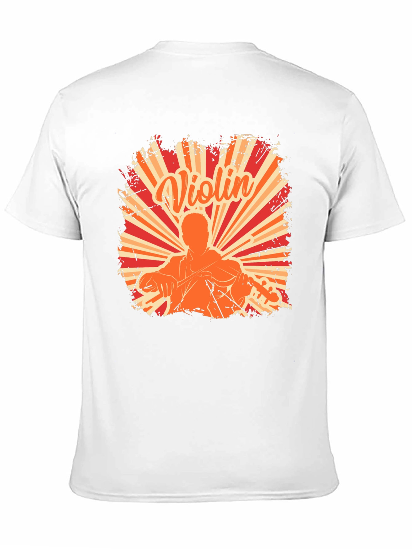 Violin Player Graphic Tee - Music Lover Shirt