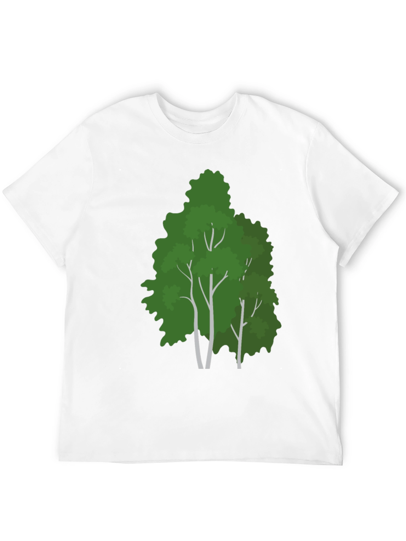 Mens Black T-Shirt with Tree Graphic