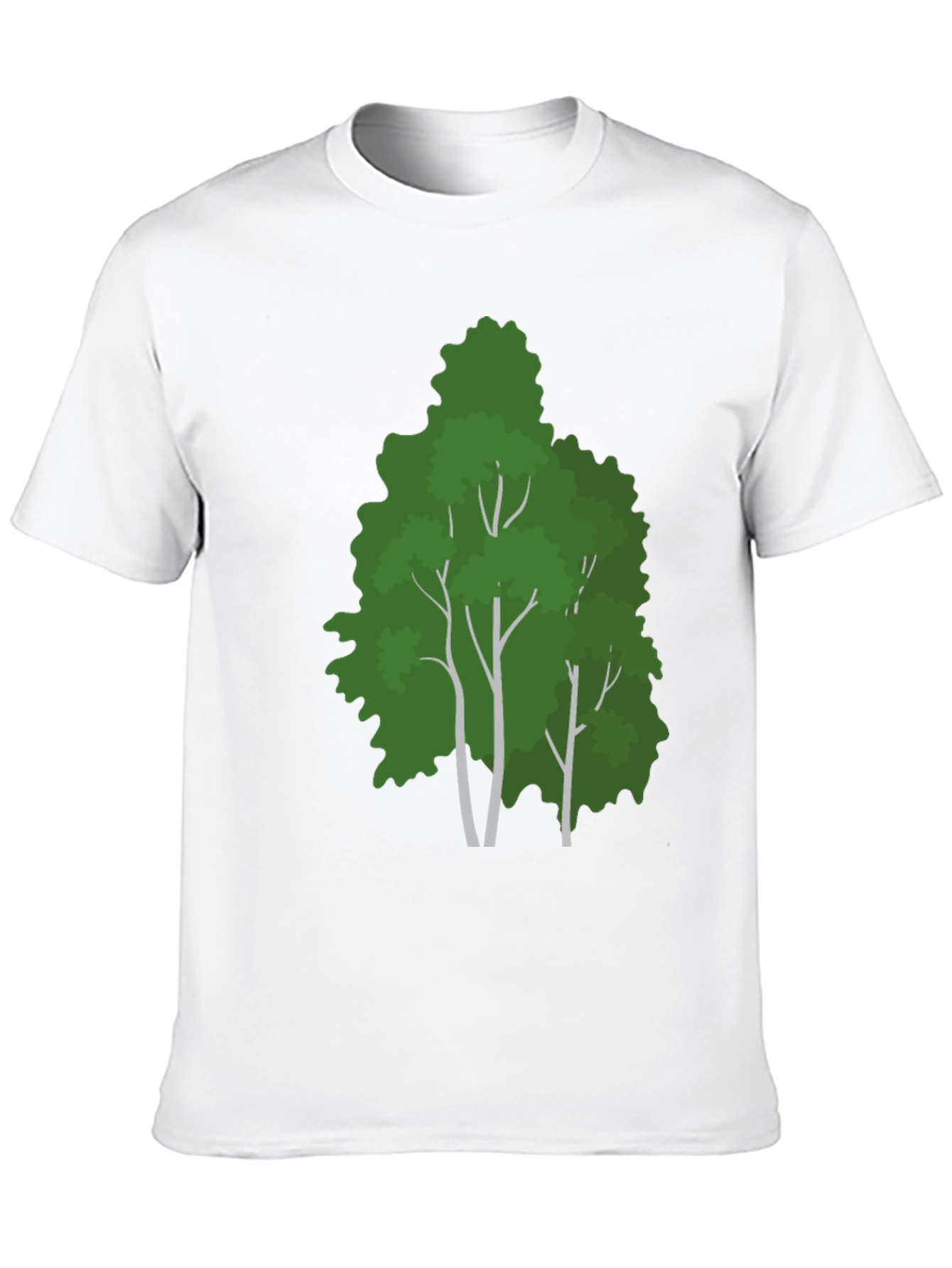 Mens Black T-Shirt with Tree Graphic