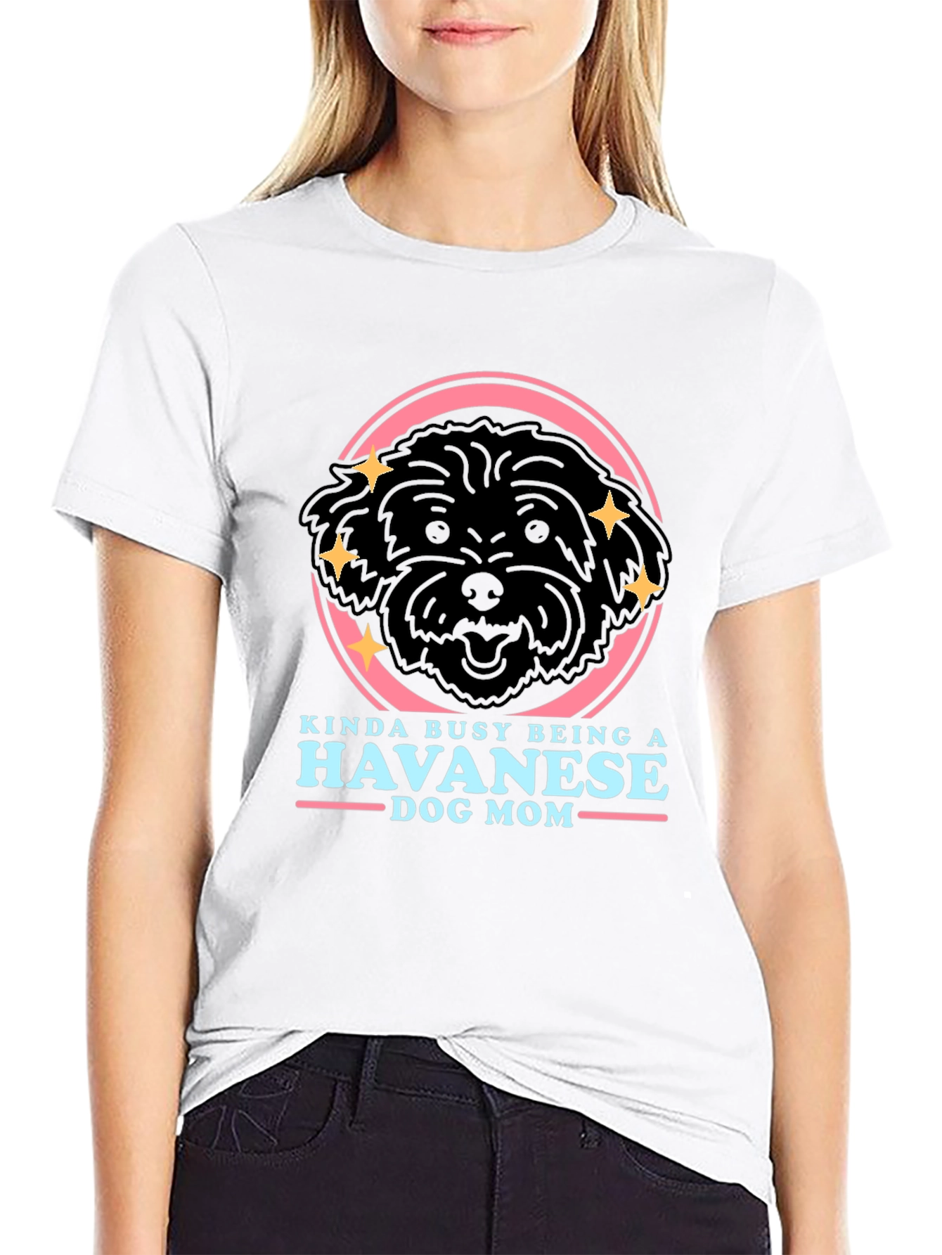 Havanese Dog Mom Graphic Tee
