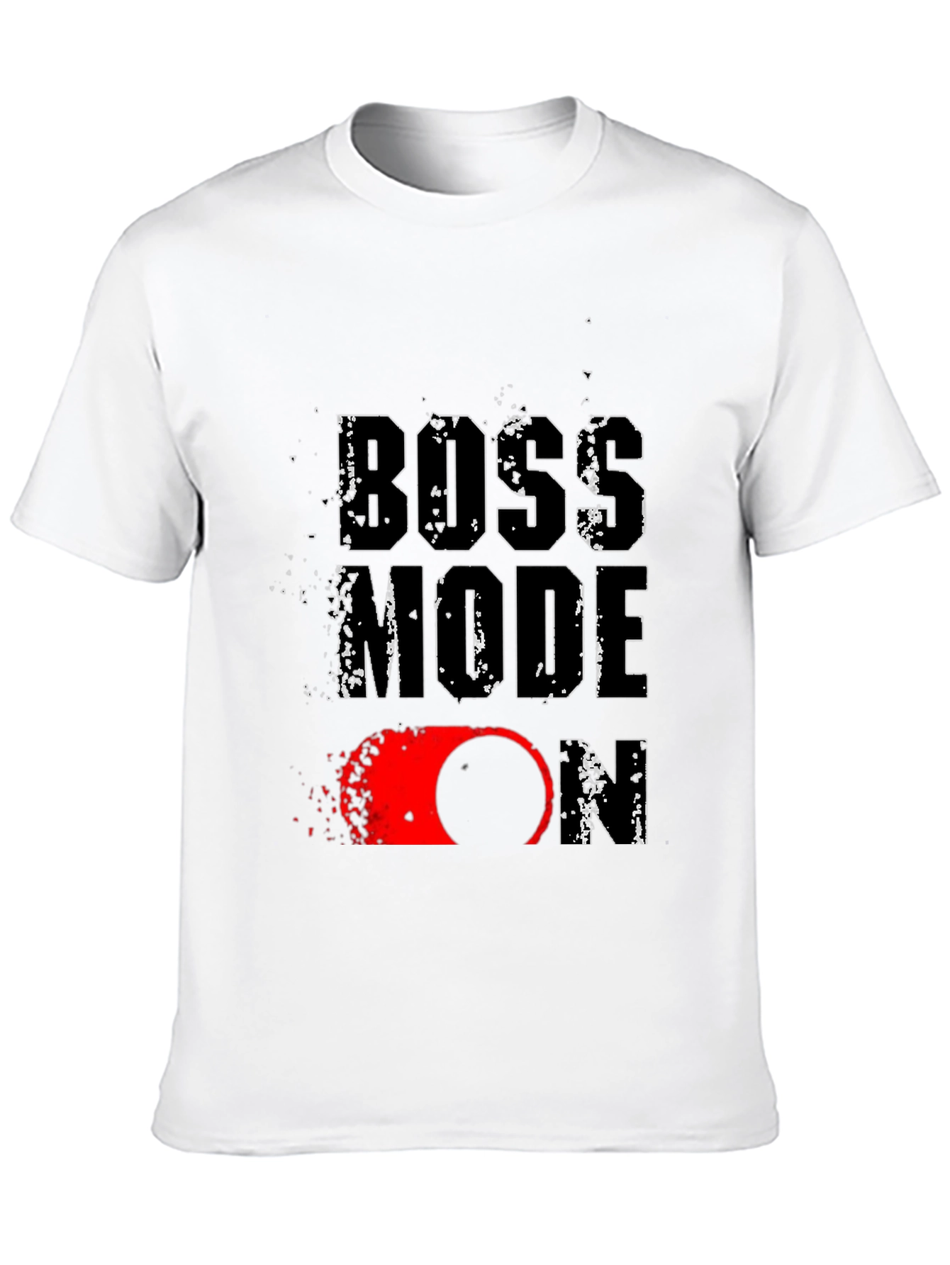Boss Mode On Graphic Print T-Shirt