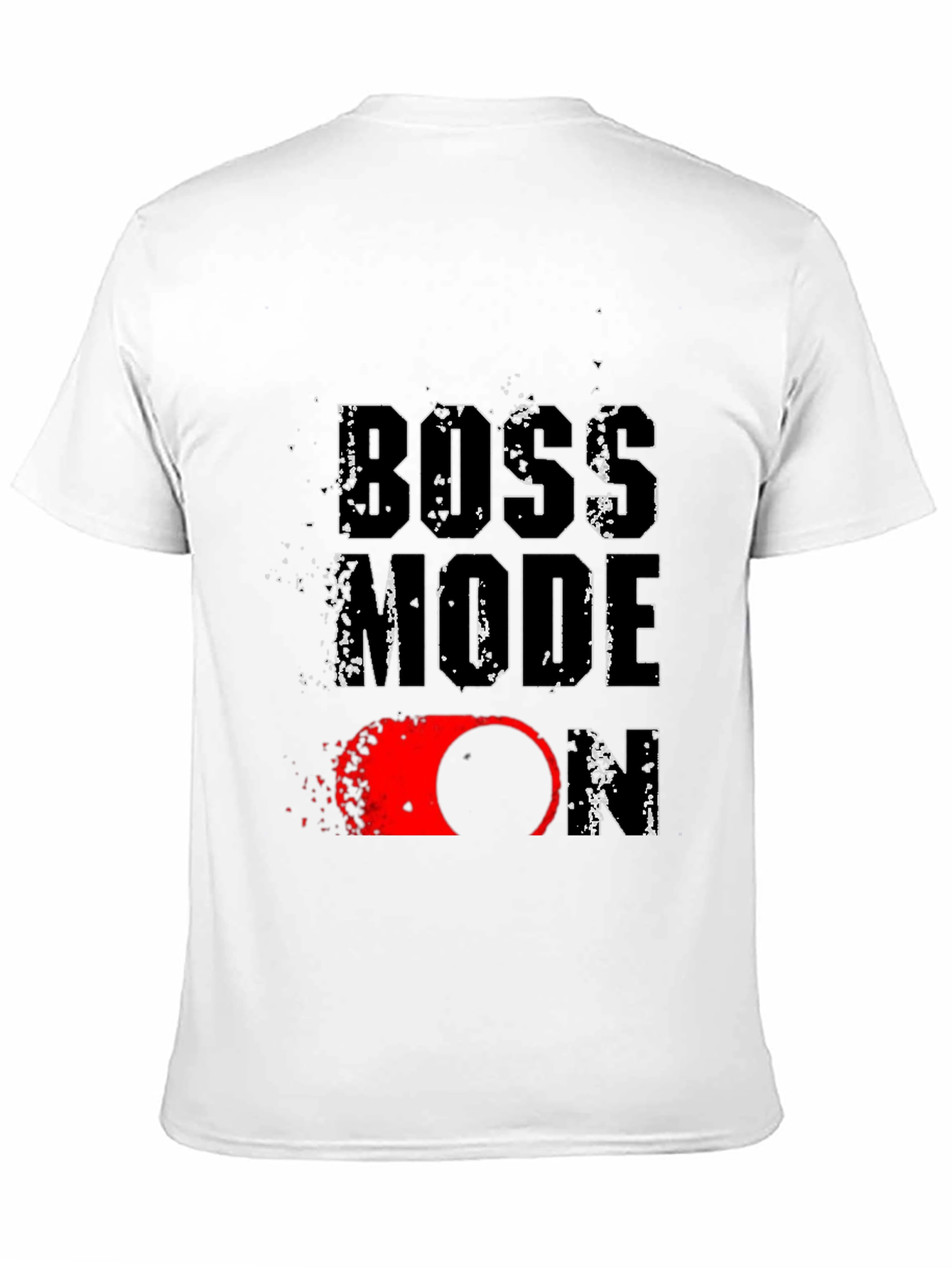Boss Mode On Graphic Print T-Shirt