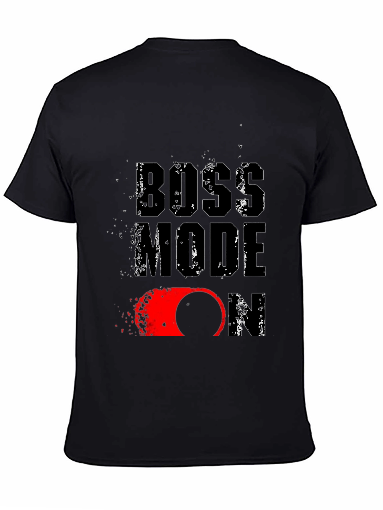 Boss Mode On Graphic Print T-Shirt