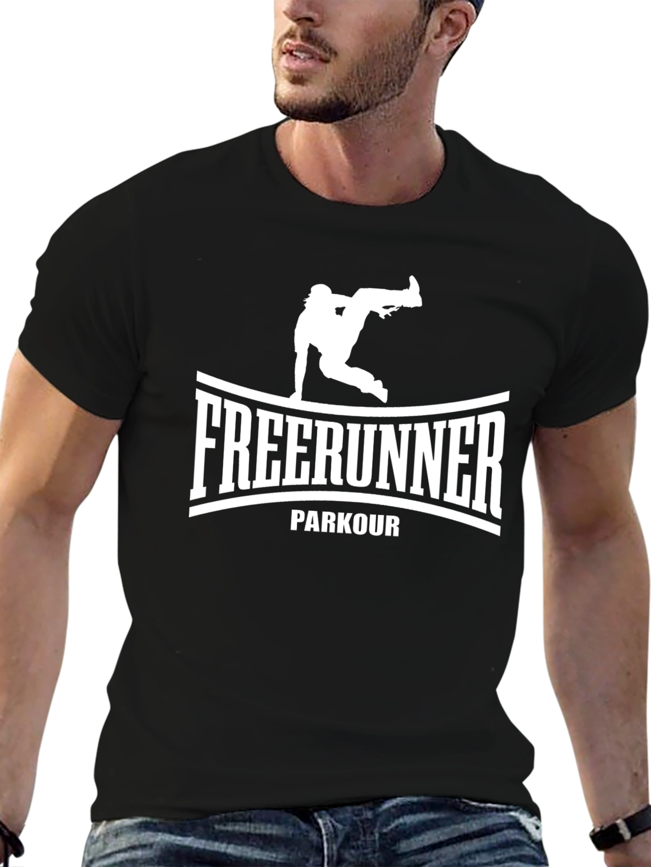 Freerunner Parkour Black T-Shirt