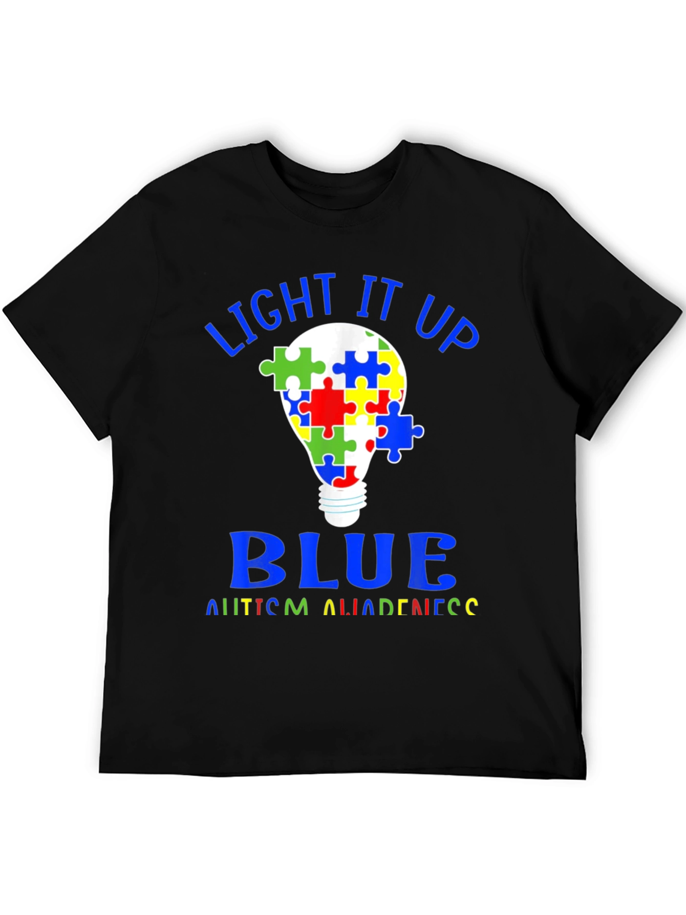 Autism Awareness Light It Up Blue T-Shirt
