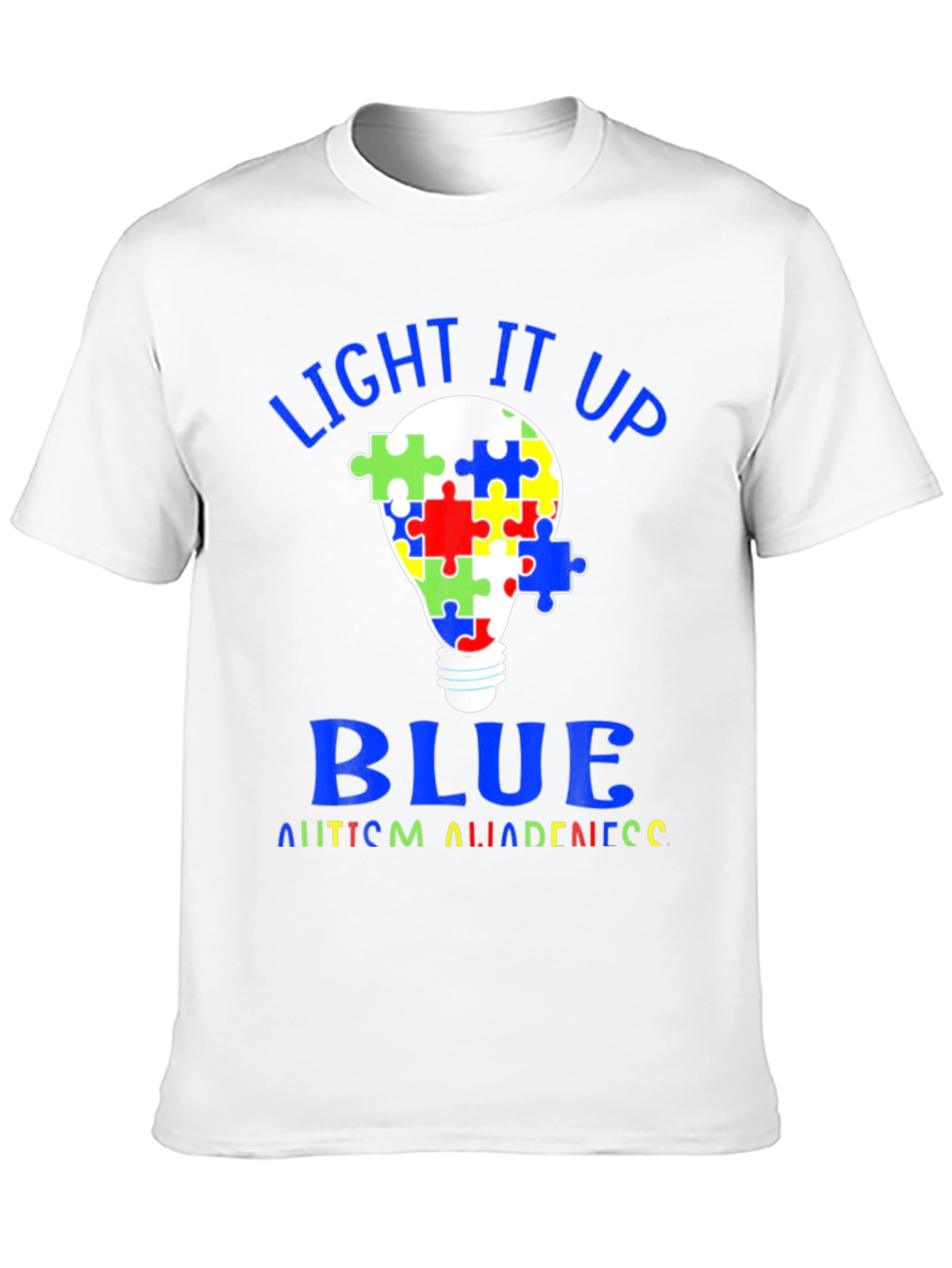 Autism Awareness Light It Up Blue T-Shirt