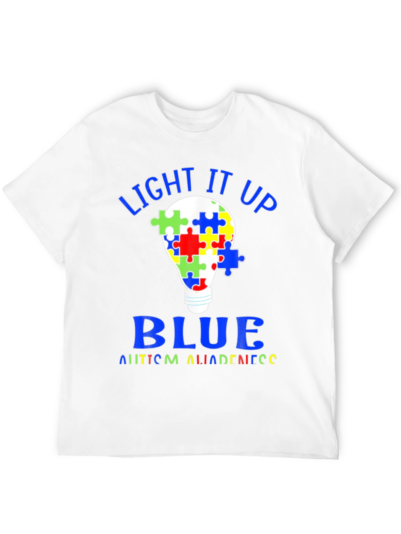 Autism Awareness Light It Up Blue T-Shirt