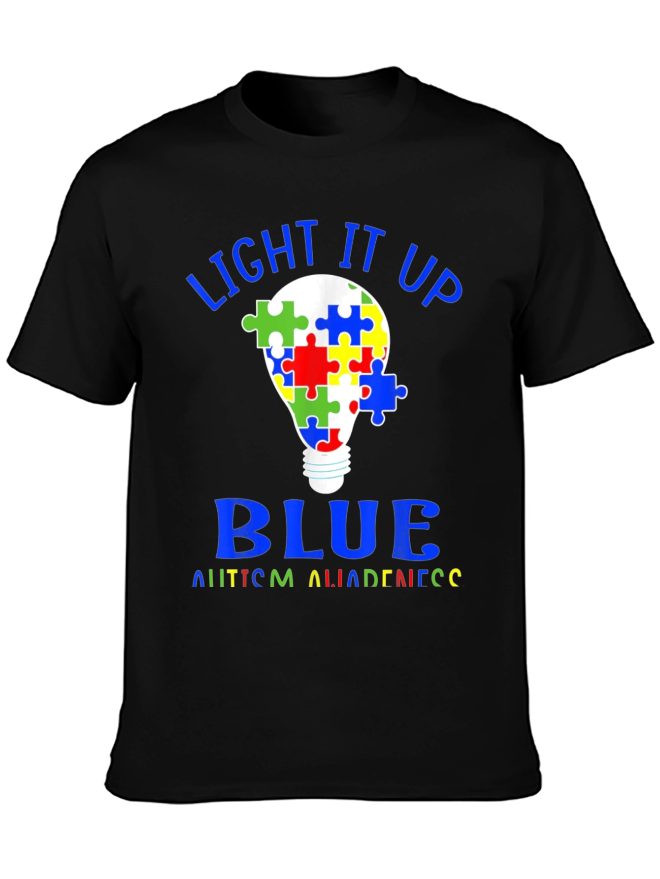 Autism Awareness Light It Up Blue T-Shirt
