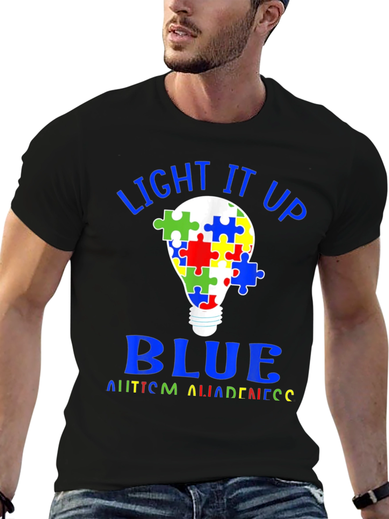Autism Awareness Light It Up Blue T-Shirt