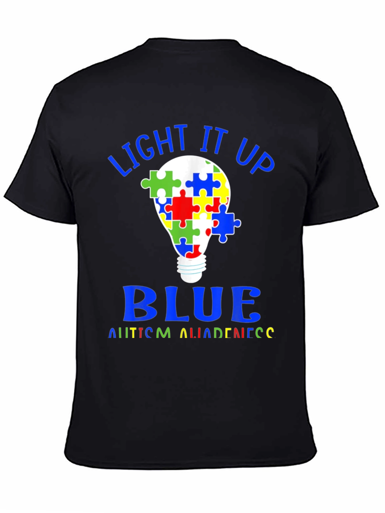 Autism Awareness Light It Up Blue T-Shirt