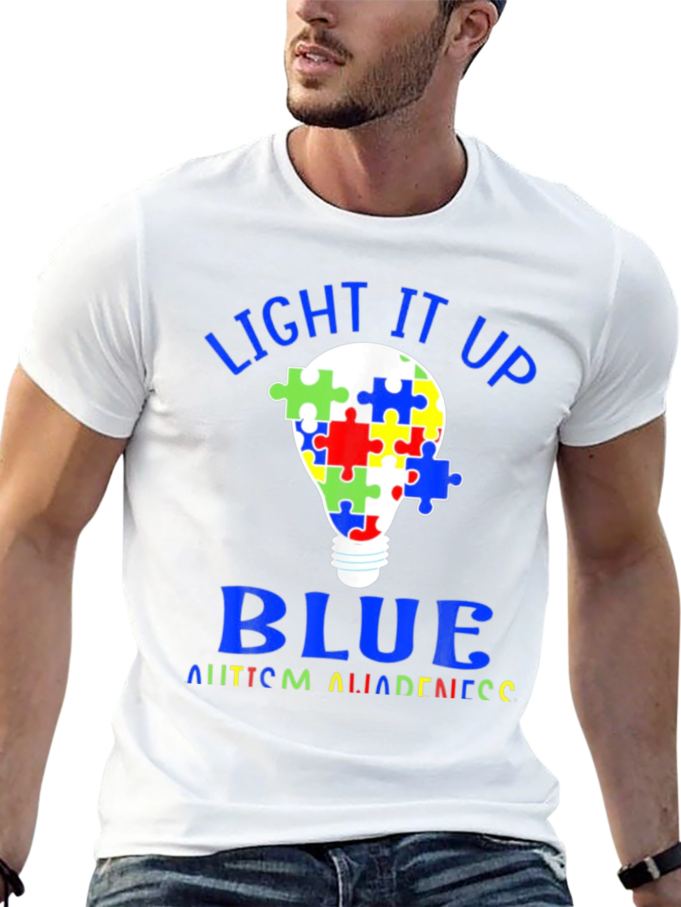Autism Awareness Light It Up Blue T-Shirt