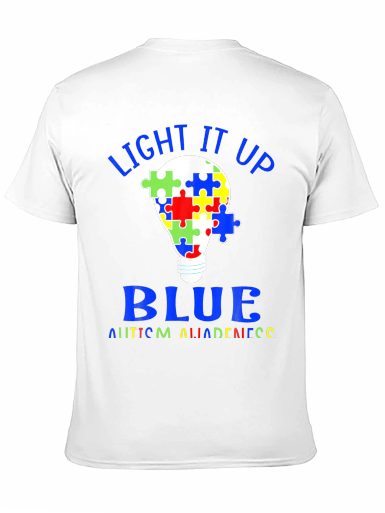 Autism Awareness Light It Up Blue T-Shirt