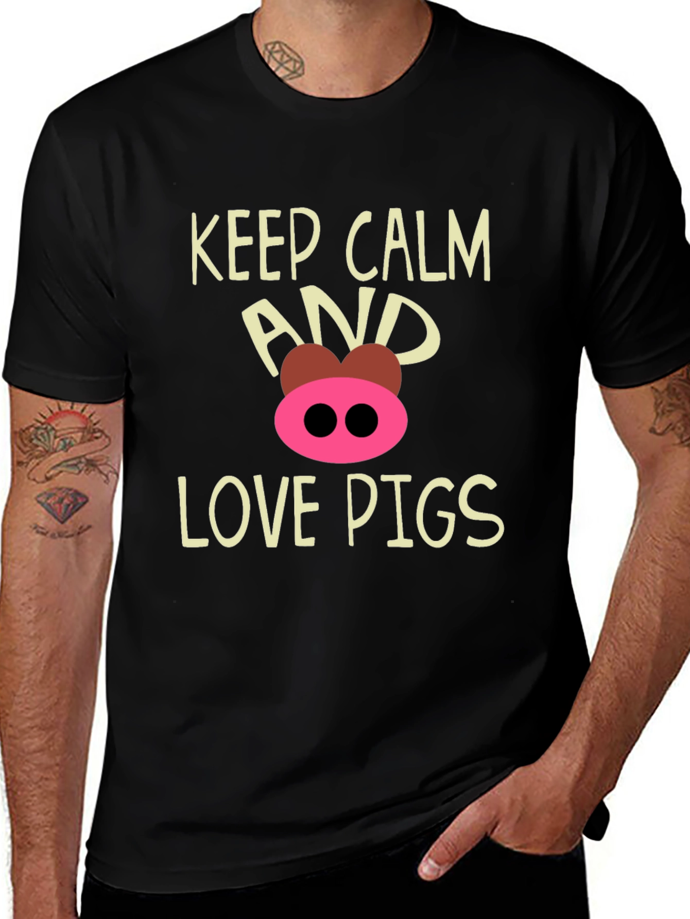 Keep Calm and Love Pigs T-Shirt